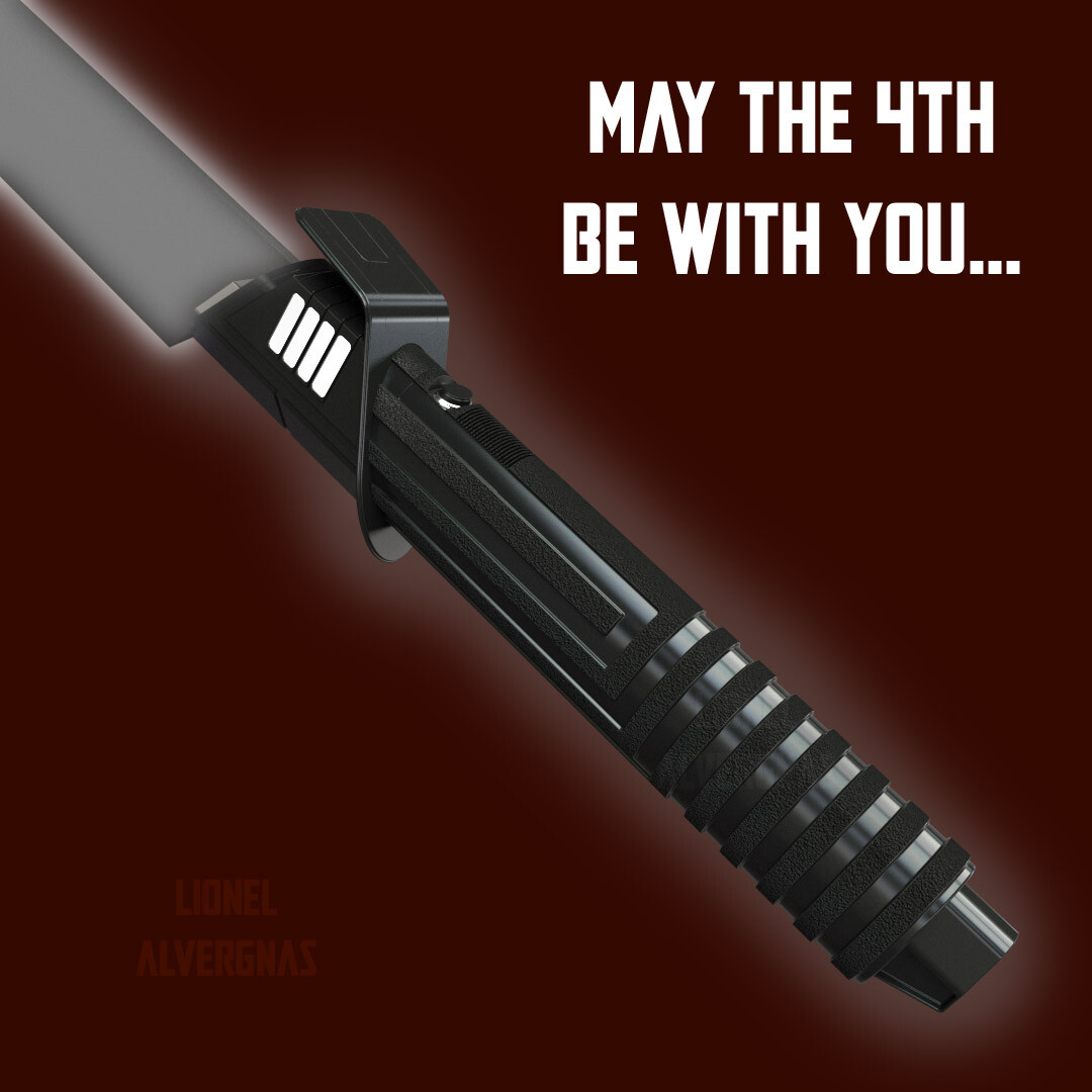 The Dark Saber of the Mandalorian for "May the 4th be with You" day... 😉