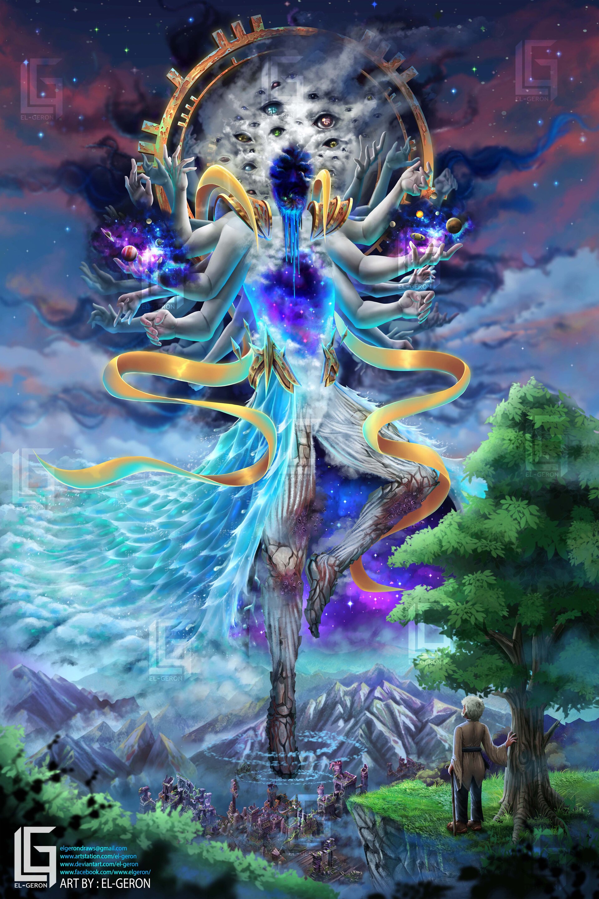 ArtStation - God illustration