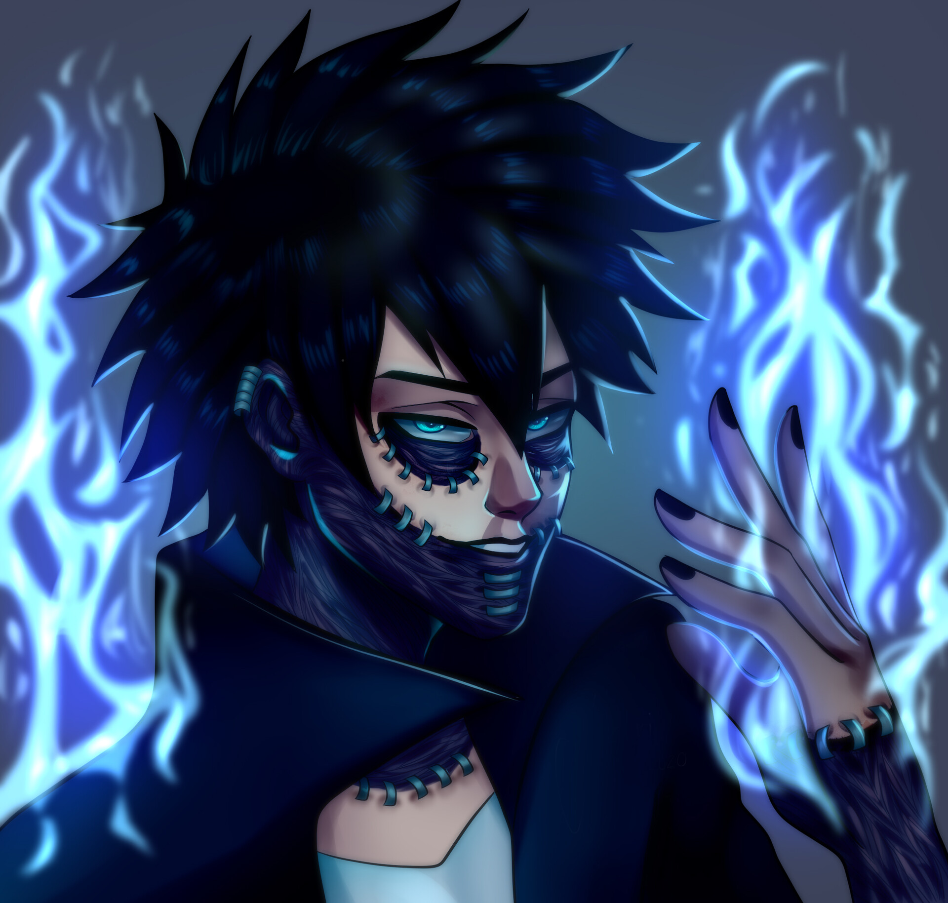 ArtStation - Dabi - Boku no hero Academia