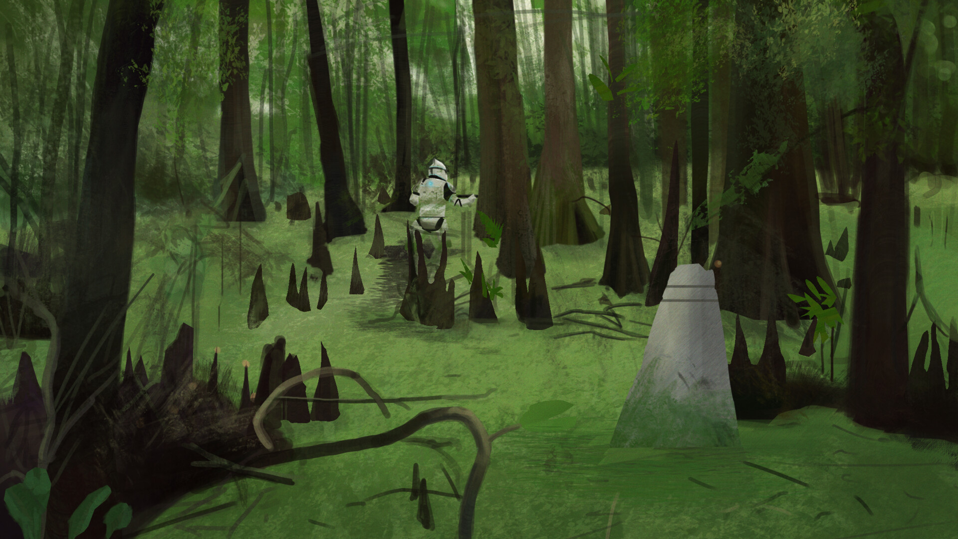 ArtStation A Quick Swamp Study Turned Star Wars battle-rap-s-unwoke-representation-politics-the-new-yorker
