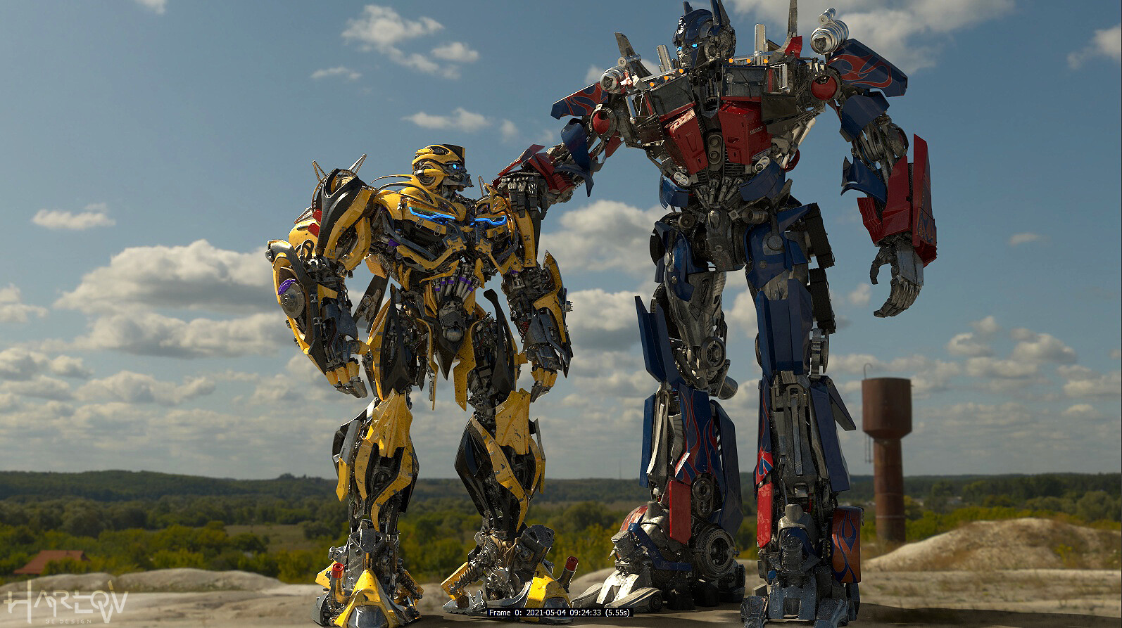 ArtStation - Transformers Optimus Prime Bumblebee Movie ver.