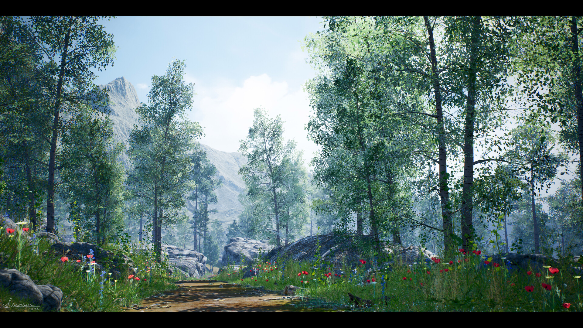 ArtStation - Forest path