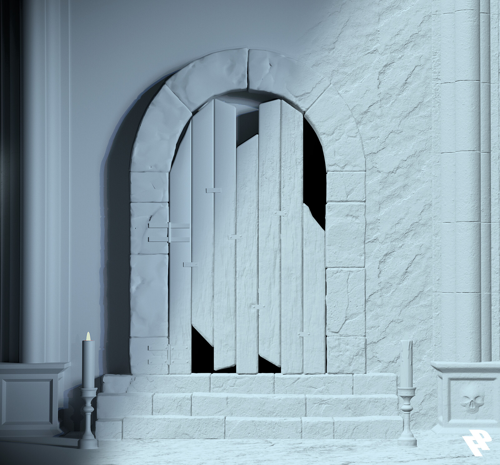 Normal Map Baking Detail