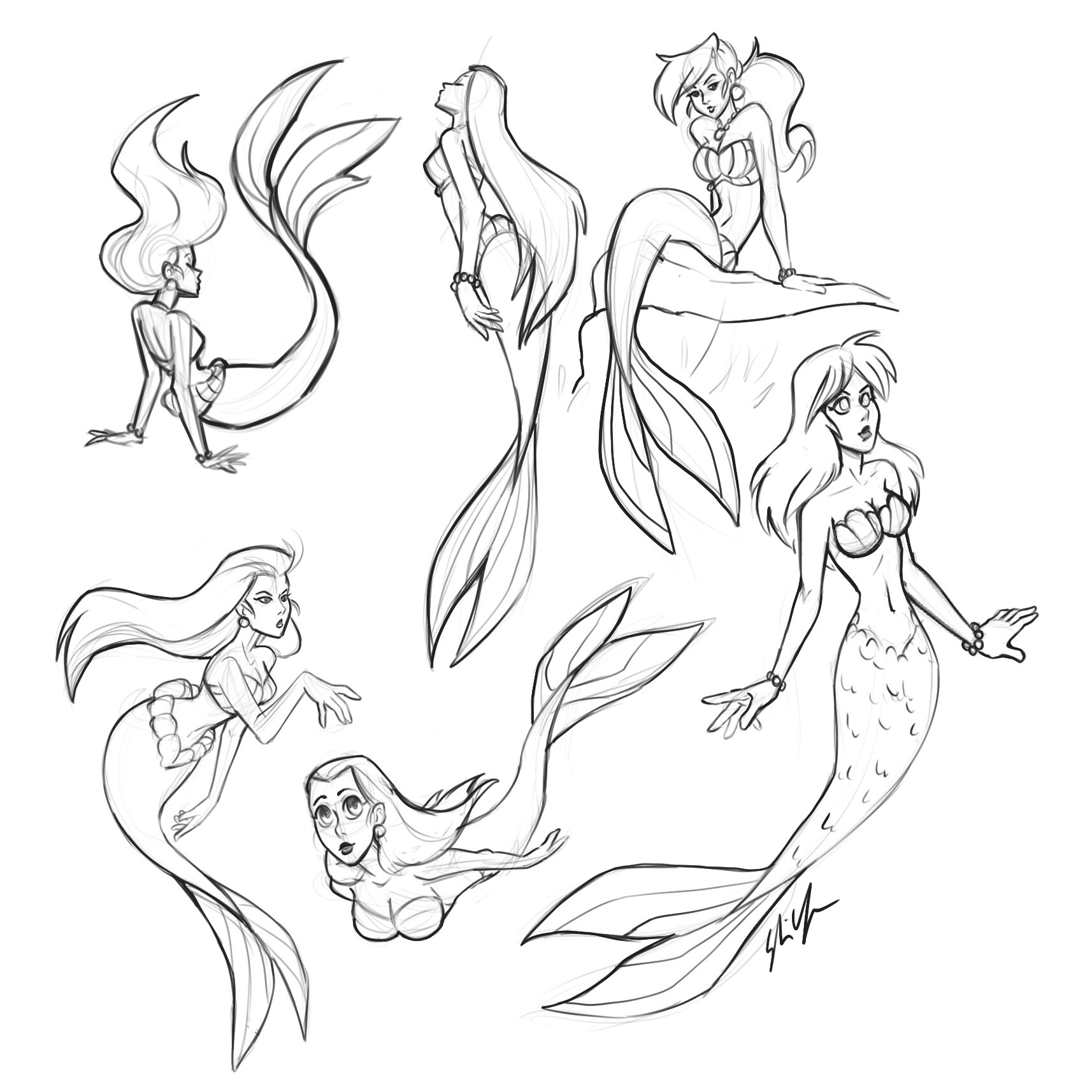 Chibi Mermaid Drawing Anime Ariel Mermaid cg Artwork computer Wallpaper  fictional Character png  PNGWing