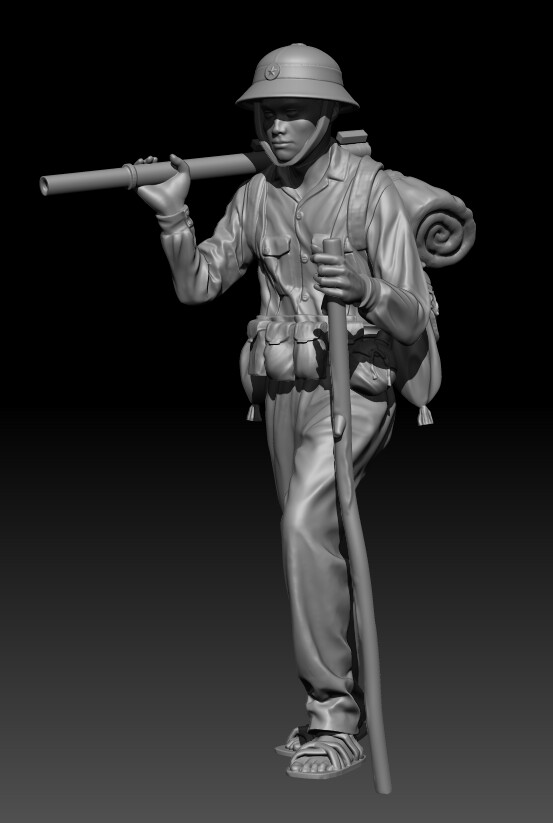 Tu Nguyen - Vietnamese soldiers 3D printed models