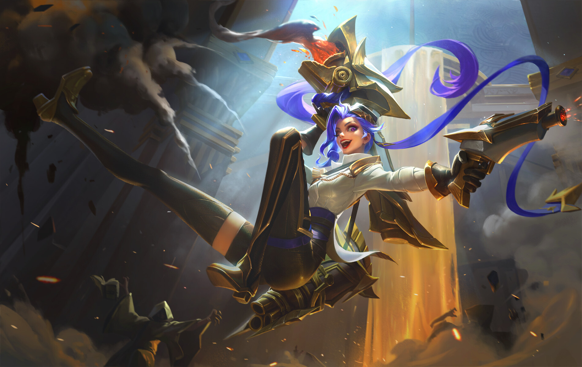 ArtStation League of legend WildRift Glorious Jinx, FMM CAT