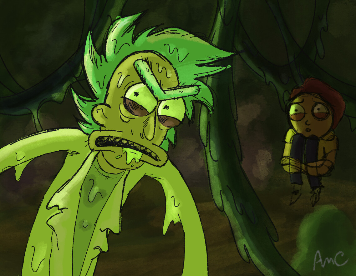 ArtStation toxic rick