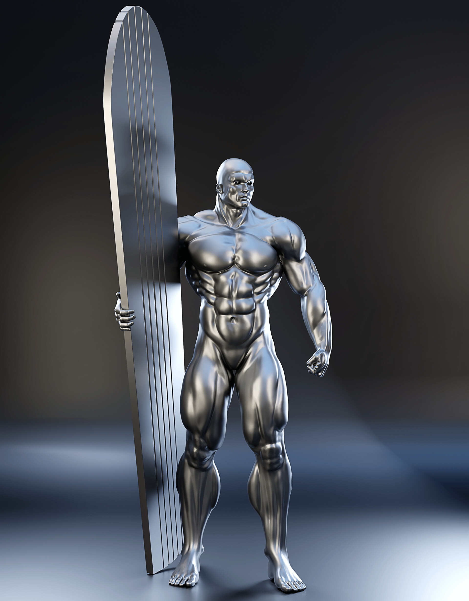 silver surfer bobblehead