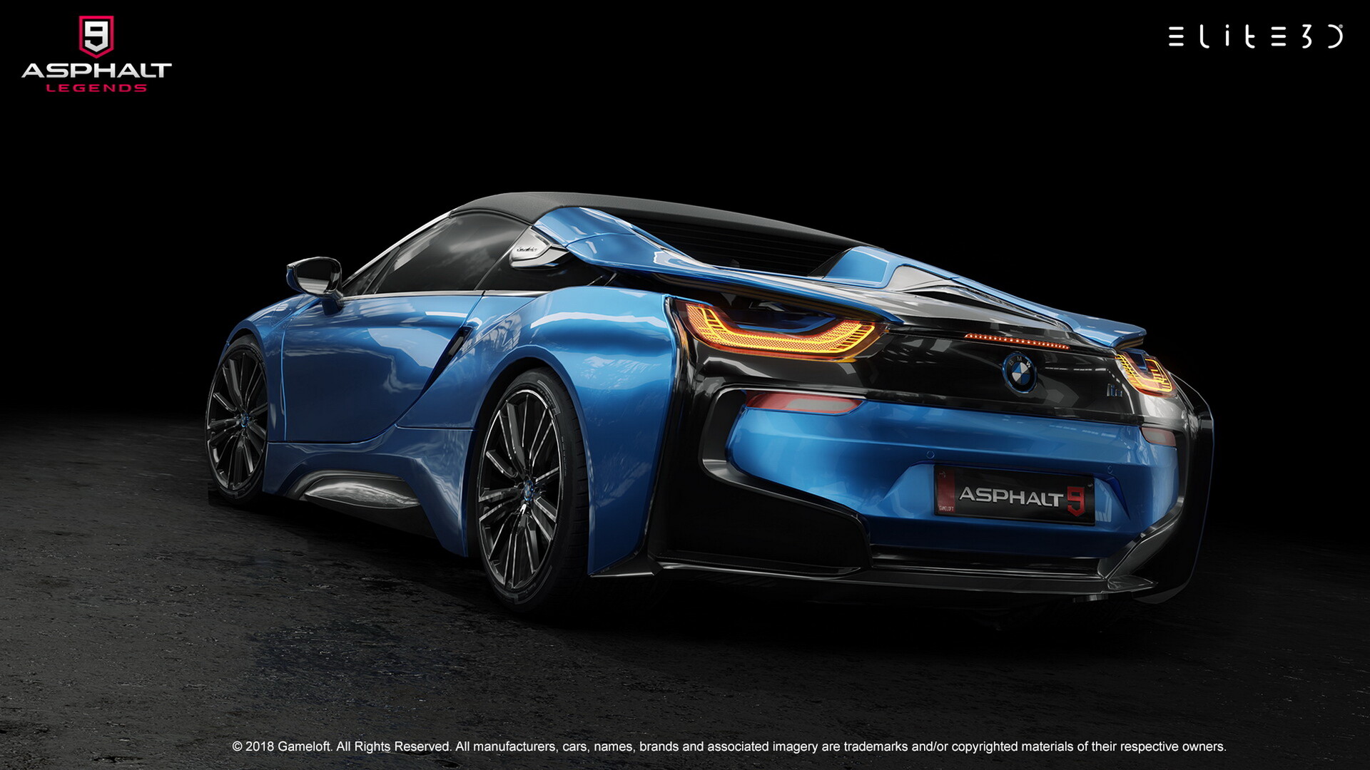 elite3d studio - Asphalt 9: Legends Aspark Owl & BMW i8 Roadster