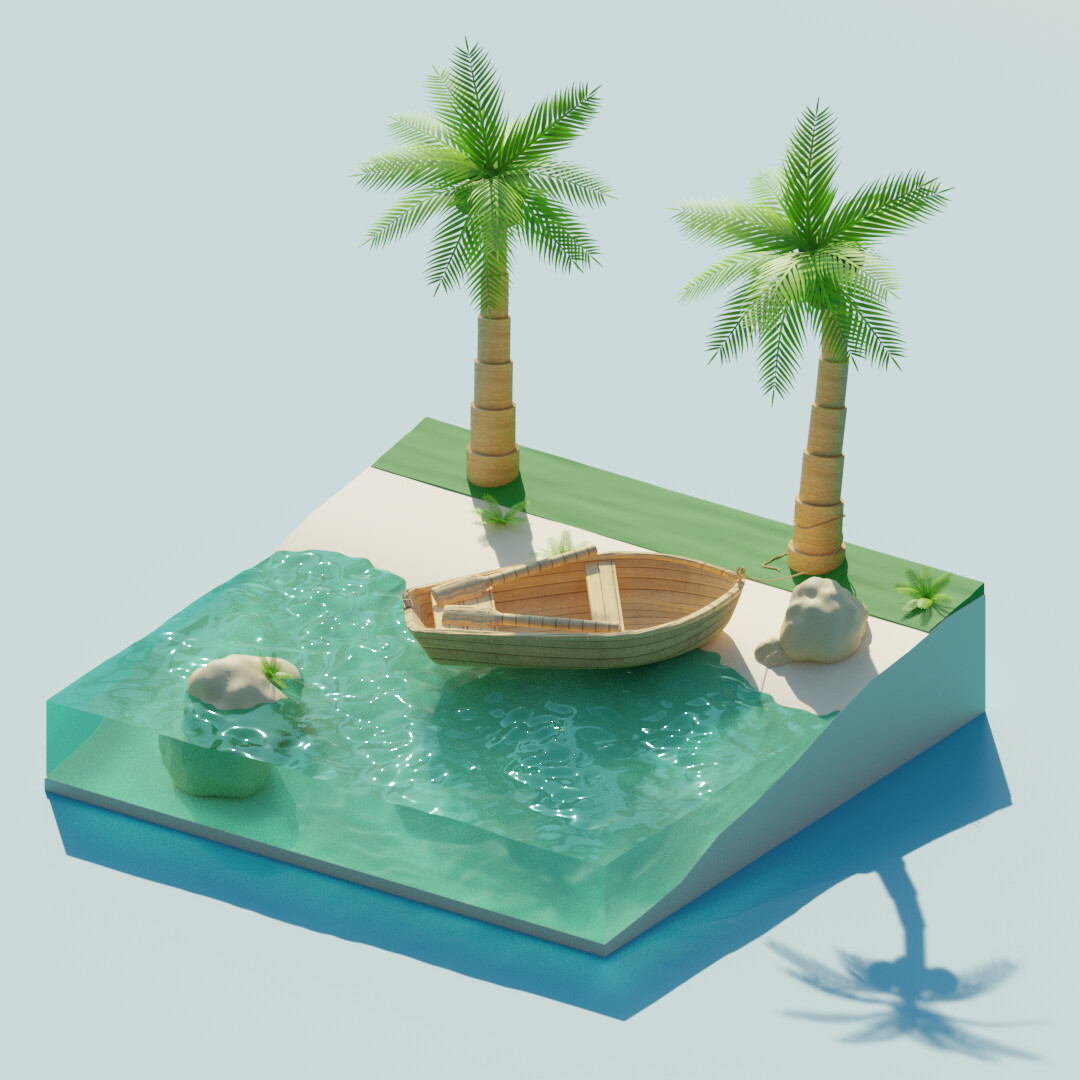ArtStation Sea in blender