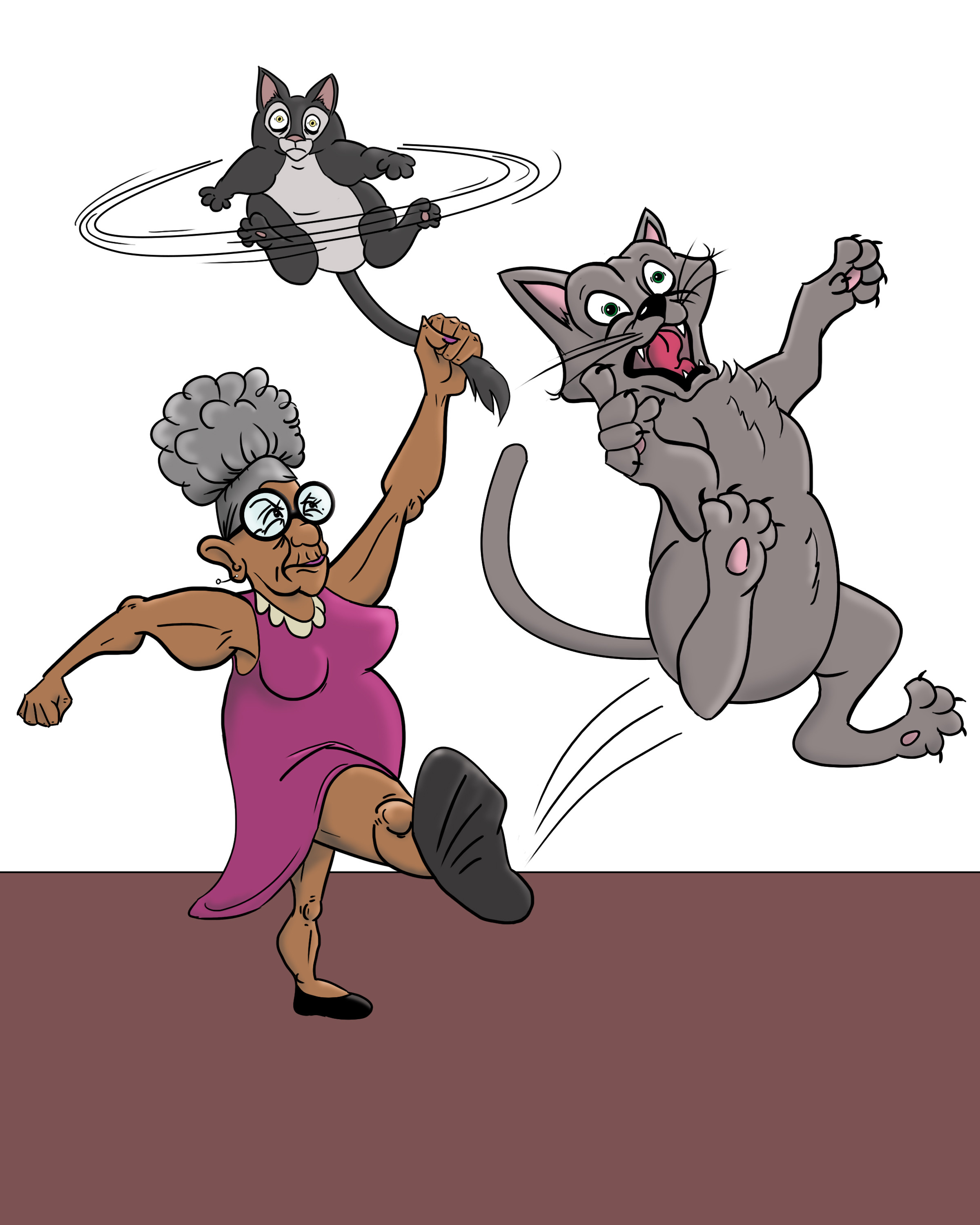 Grandma hates cats