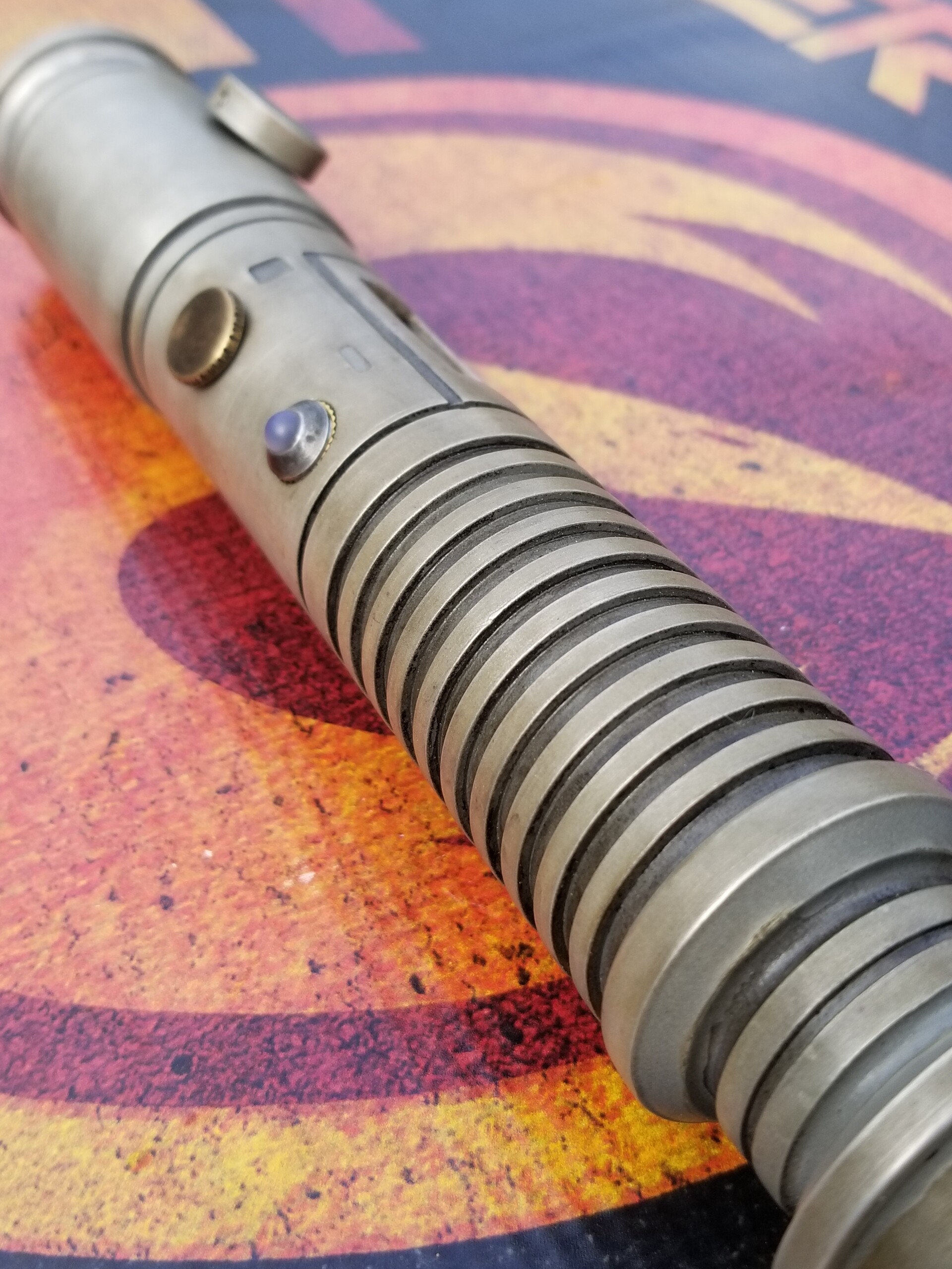 ArtStation Kit Fisto Lightsaber weathering movie prop style