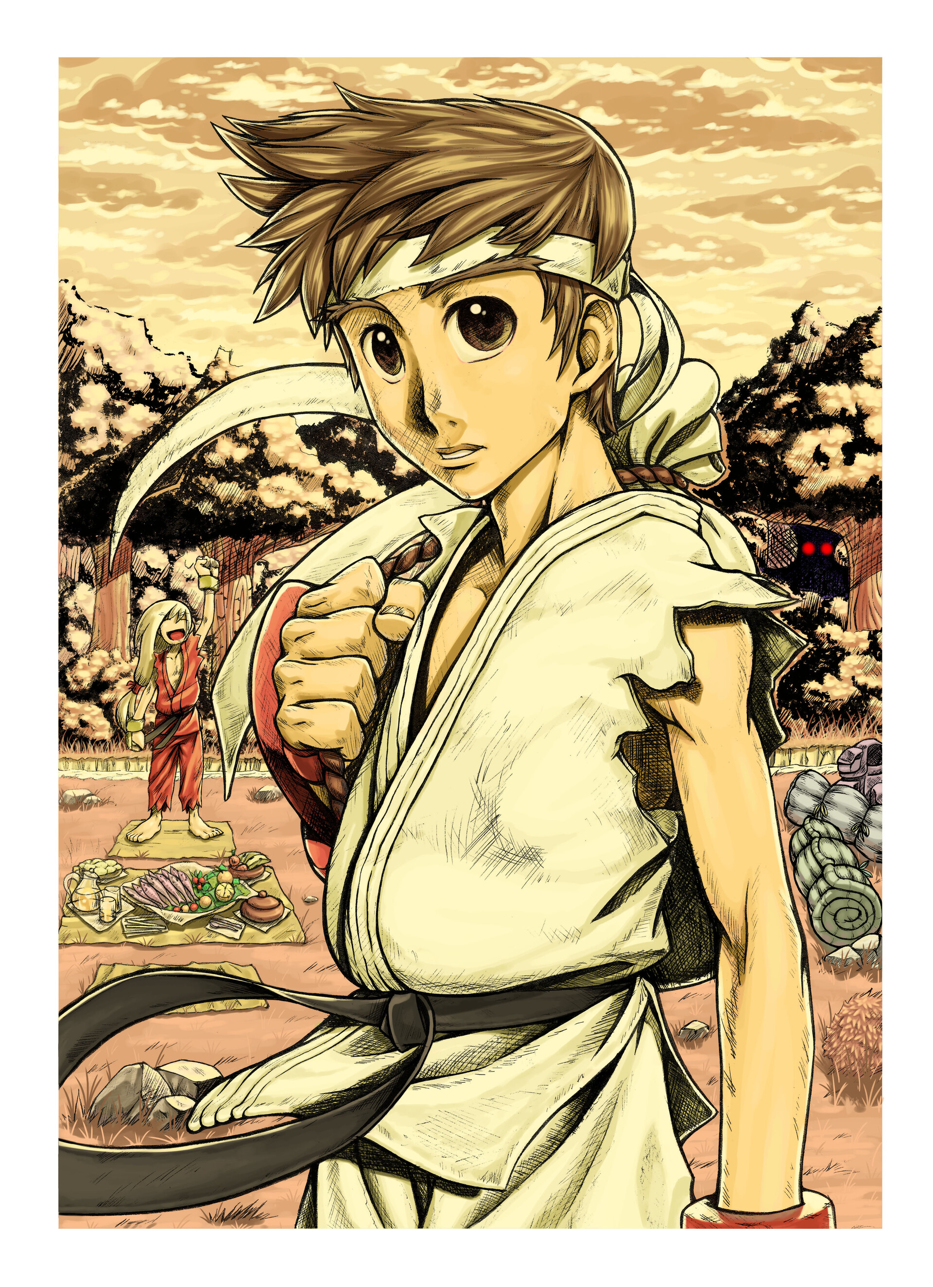 Ryu - anime  Street fighter art, Ryu street fighter, Street fighter  characters