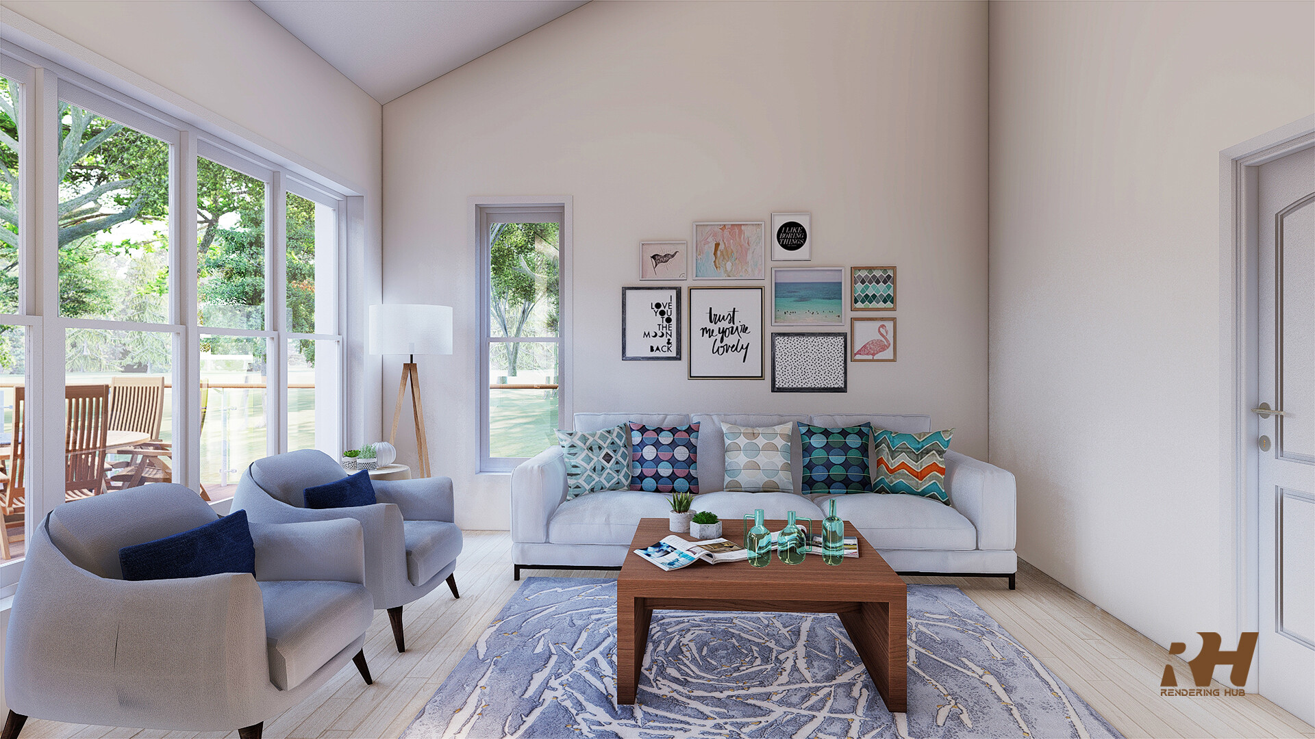 ArtStation - House Interior 3D Rendering