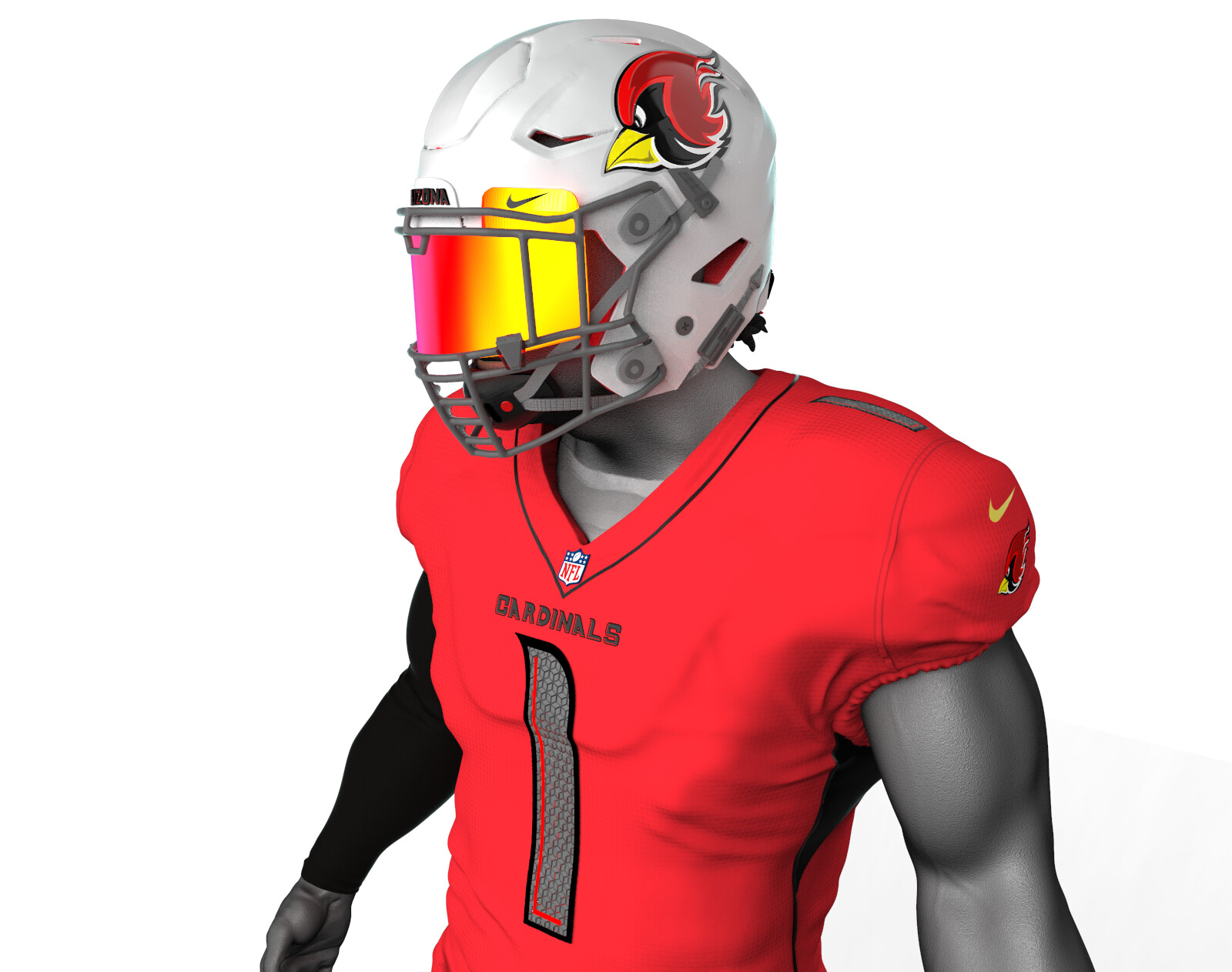 James Ierome - Arizona Cardinals Rebrand 1