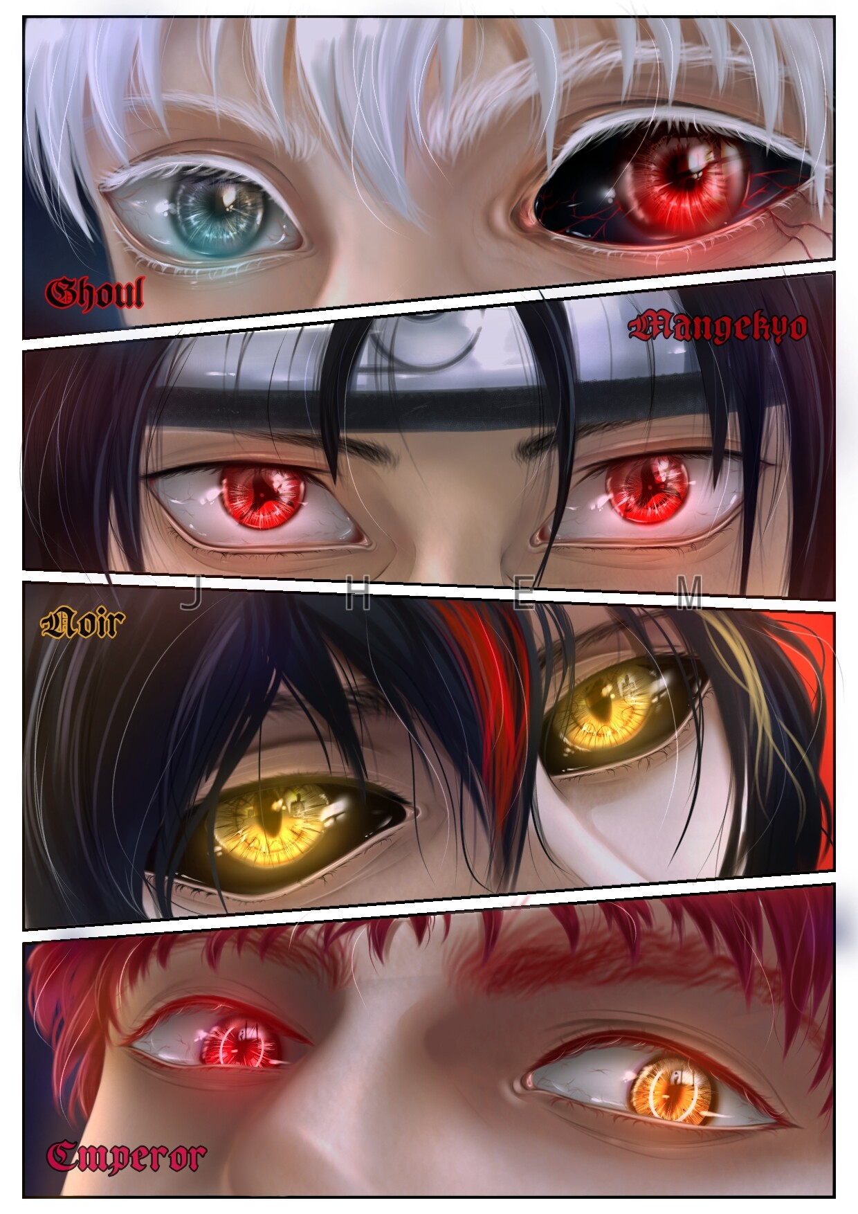 ArtStation - Anime eyes
