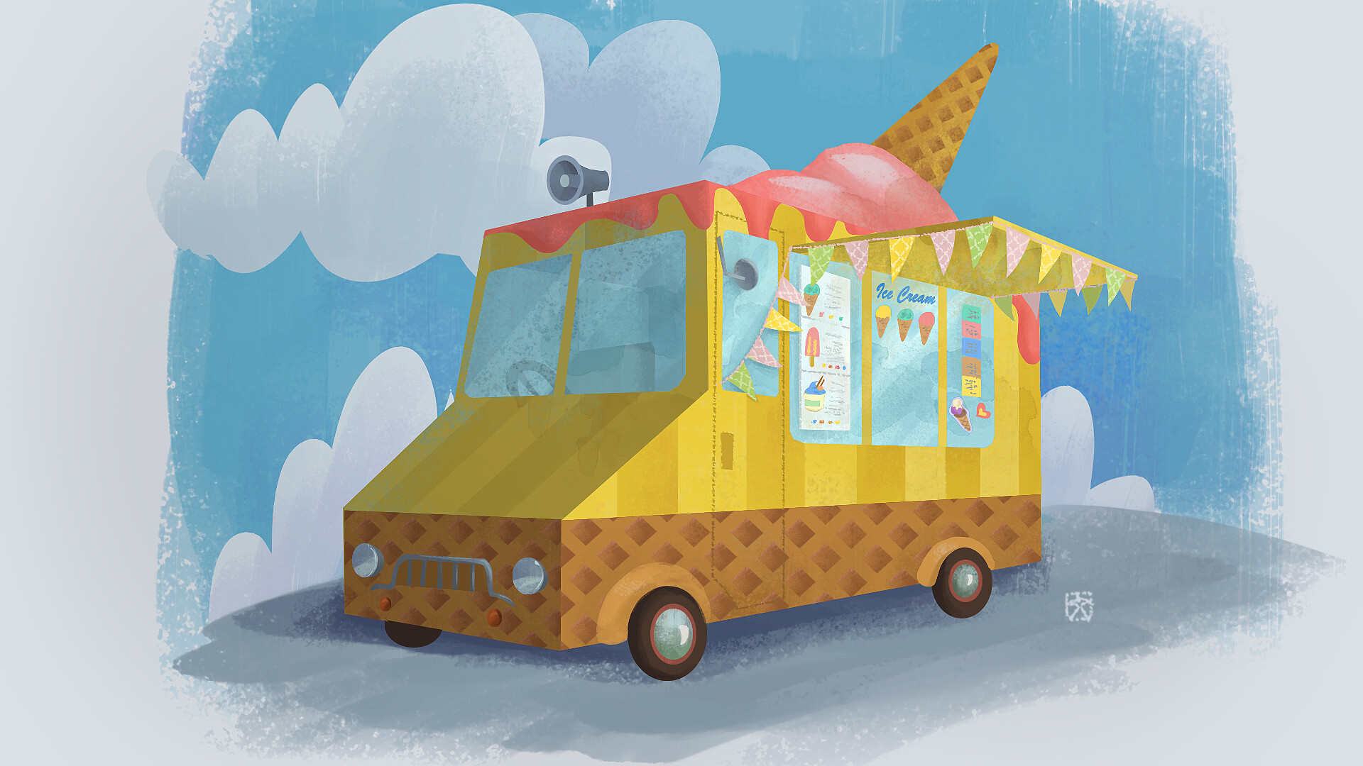 ArtStation Ice Cream Truck