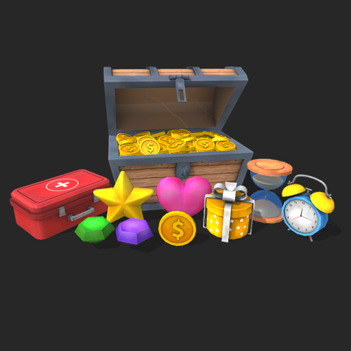 ArtStation - Pick Up Items Mega Bundle - Texturing & Treasure Bundle ...