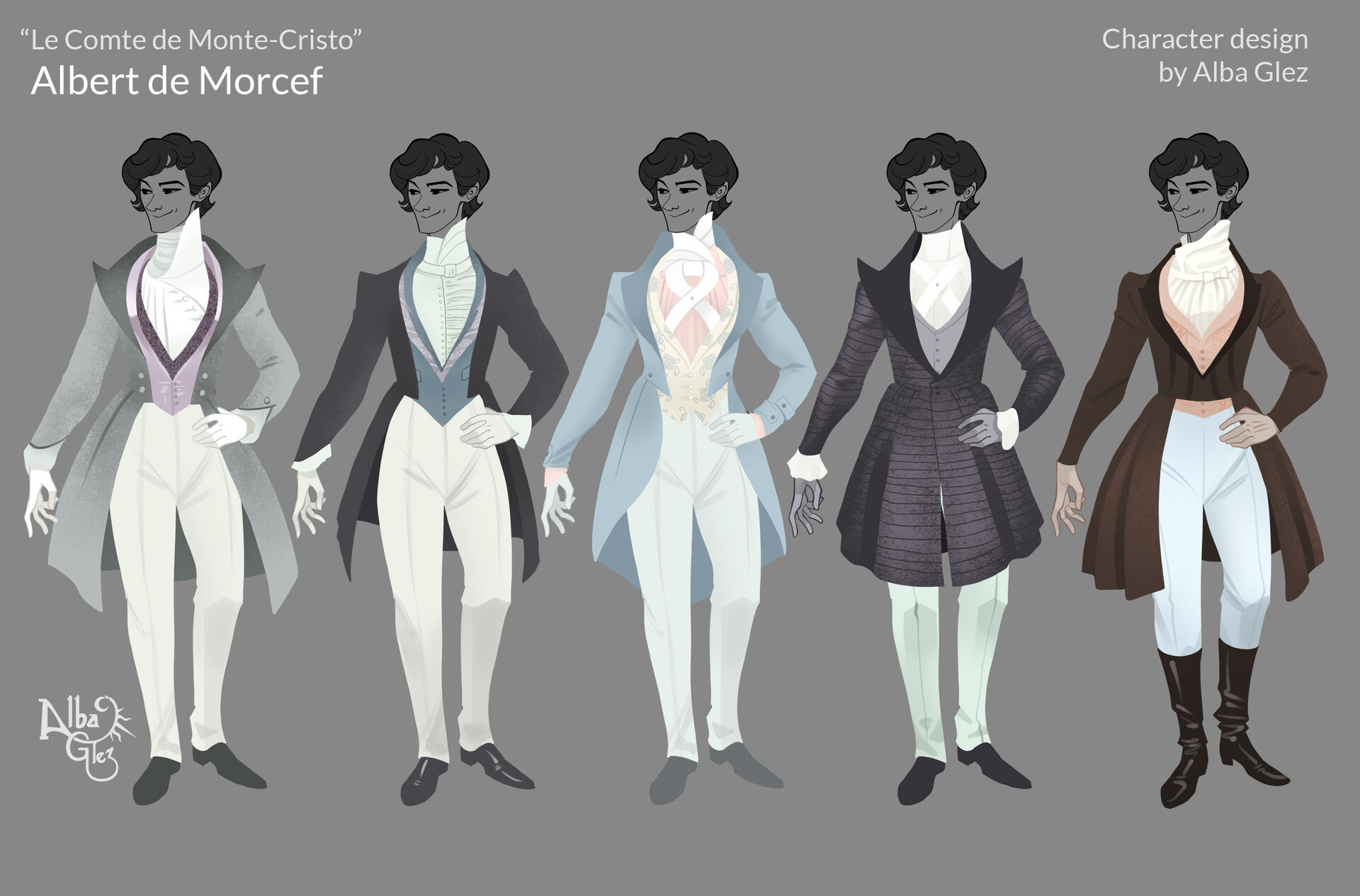 ArtStation - Albert de Morcef- clothing design, image size:1920x1265