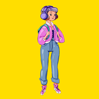 Young girl concept art