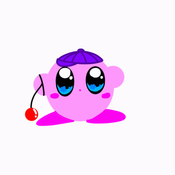 ArtStation Kirby with a yo yo
