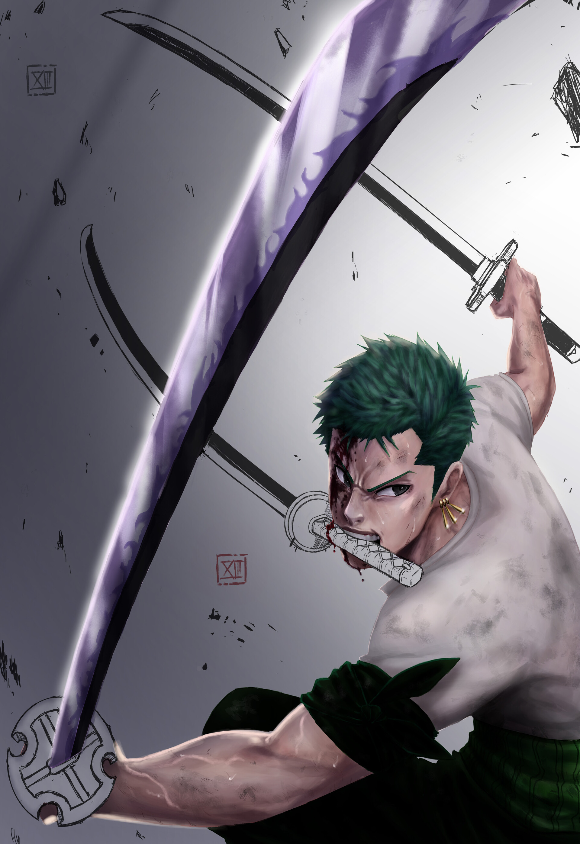 Artstation Roronoa Zoro One Piece