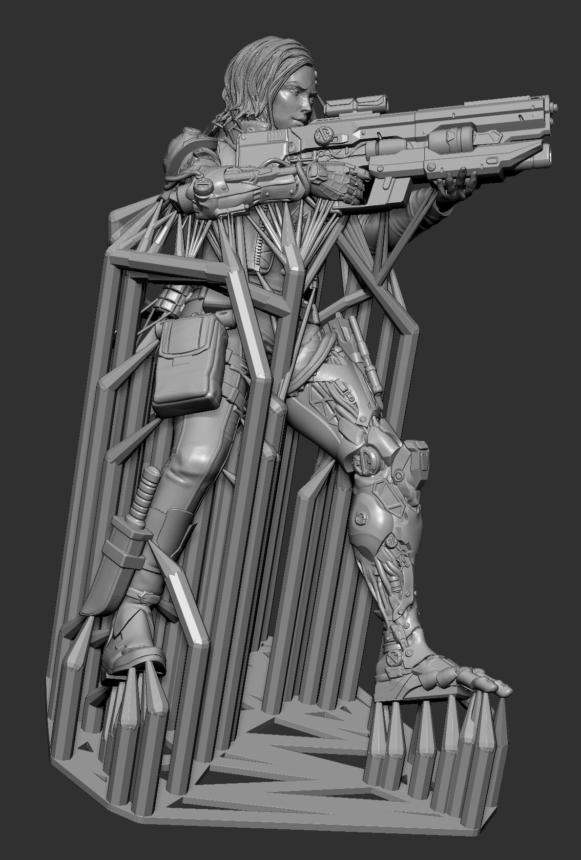 ArtStation - Cyberpunk Bounty Hunter