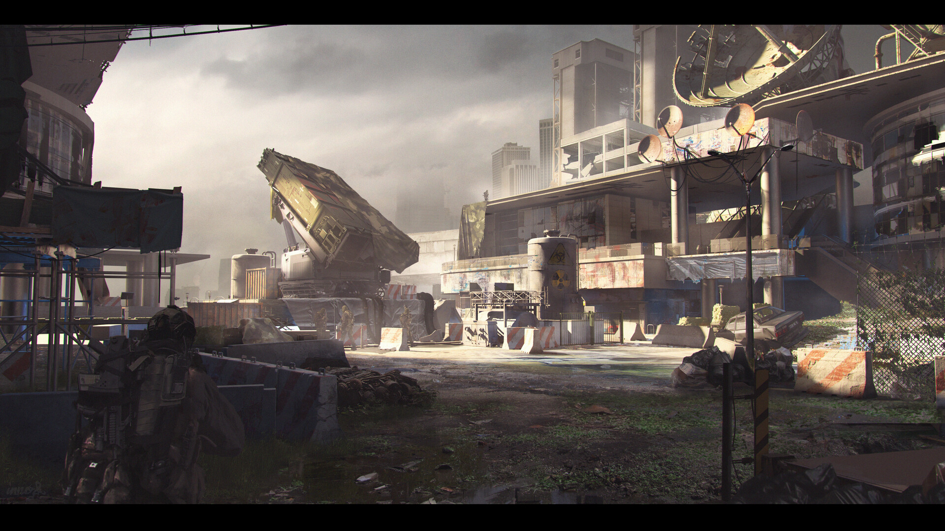 ArtStation - Urban Warfare Map Concept art, j K