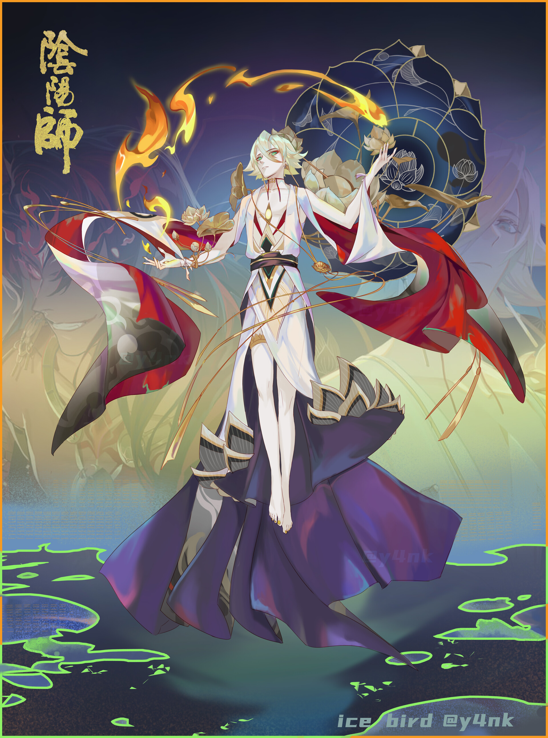 Artstation 阴阳师式神帝释天 Y4nk Lv