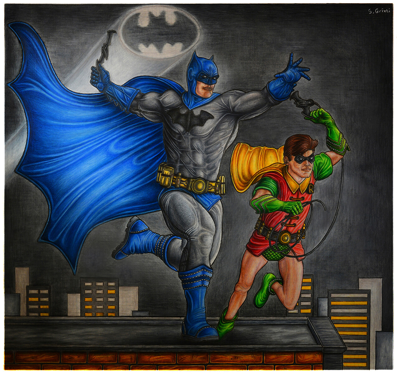 Descubrir 65+ imagen batman and robin illustration