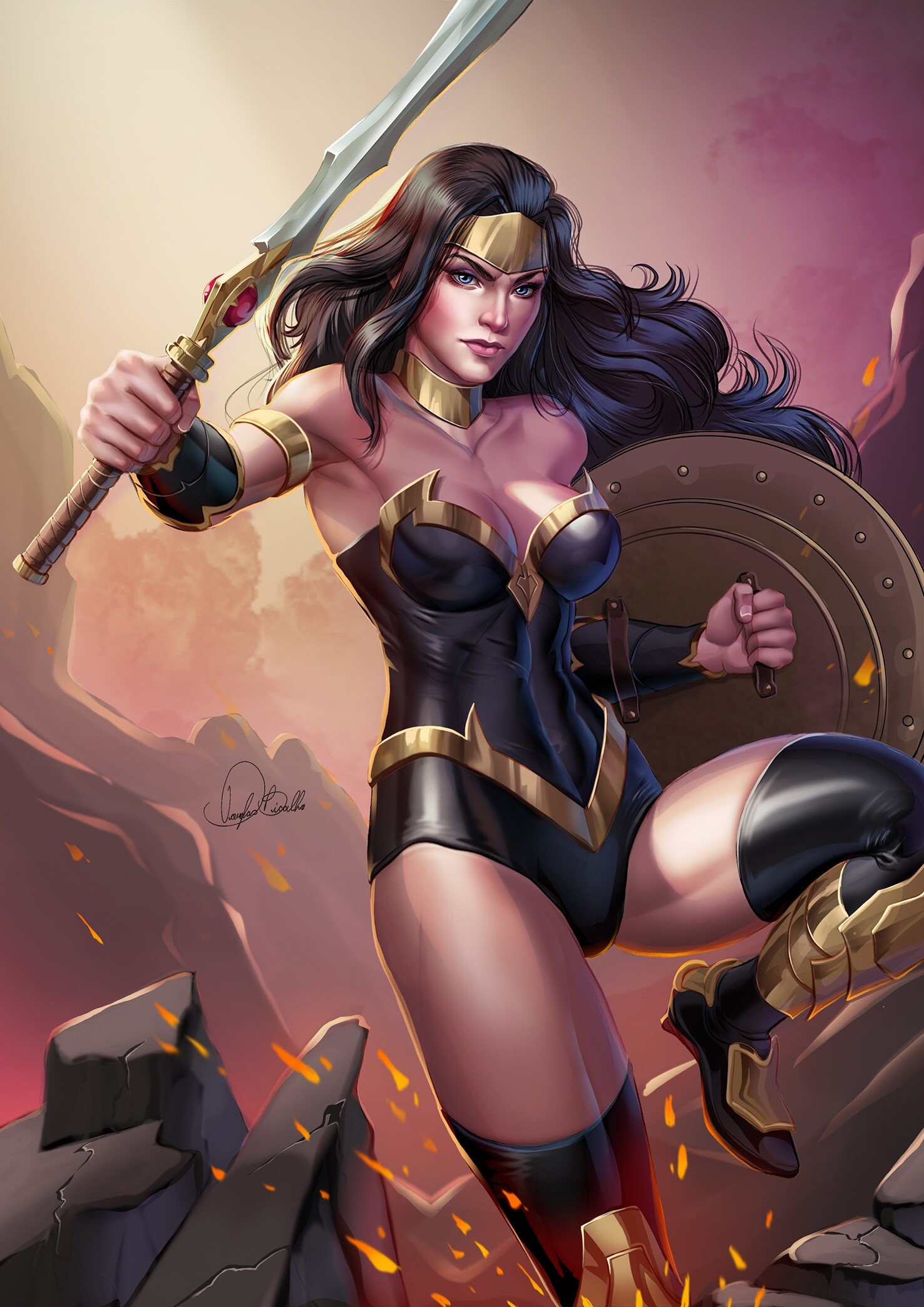 Artstation Zarda Power Princess Douglas Bicalho