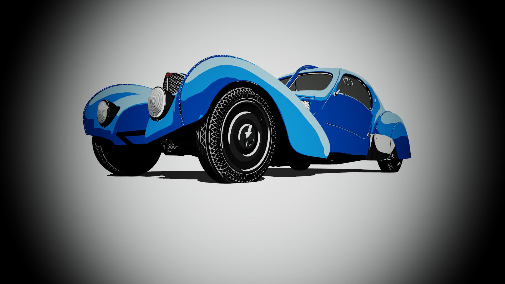 ArtStation Bugatti cartoon
