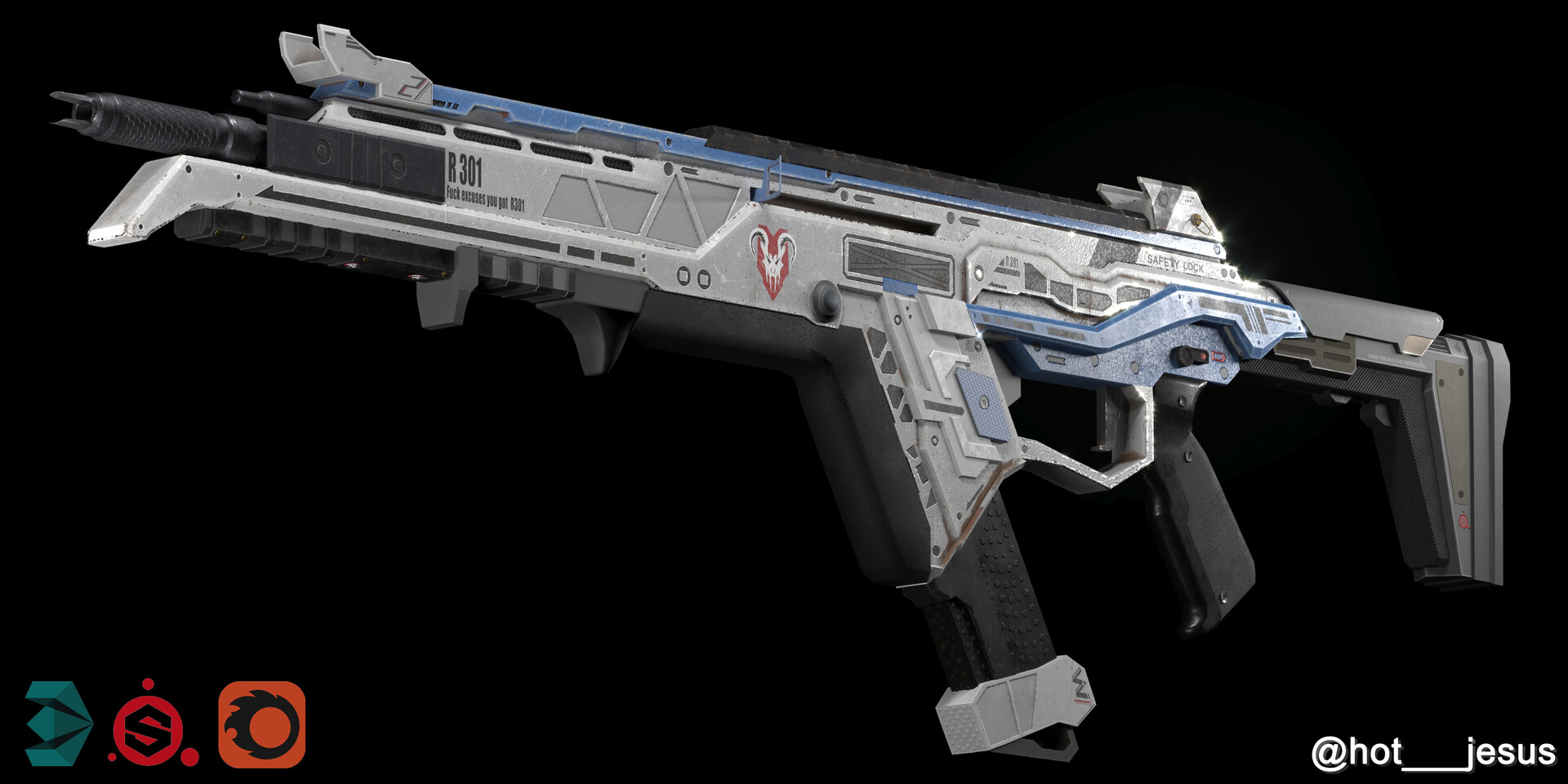 Artstation R 301 Assault Rifle For The Game Apex Legends Tanmay Bhattacharya Artstation R 301 Assault Rifle For The Game Apex Legends Tanmay Bhattacharya