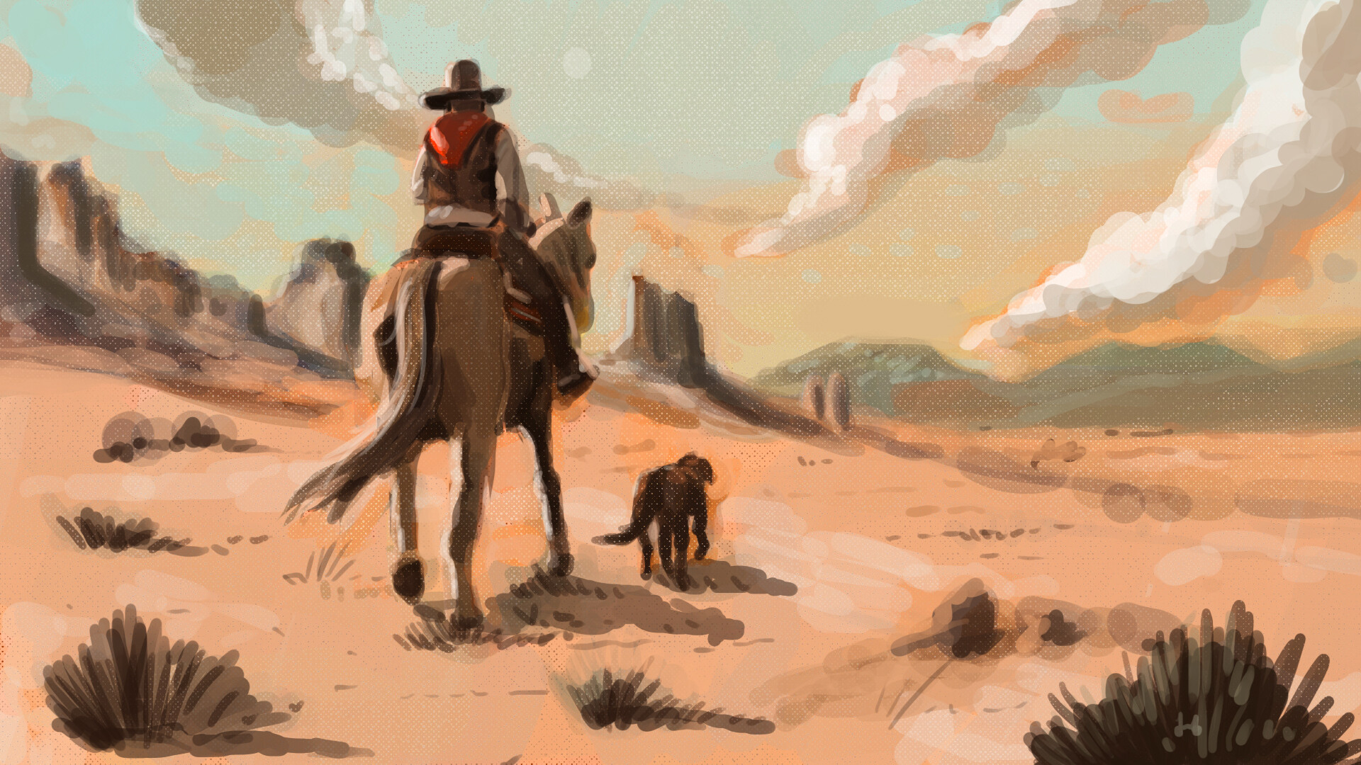 ArtStation Cowboy Quickdraw