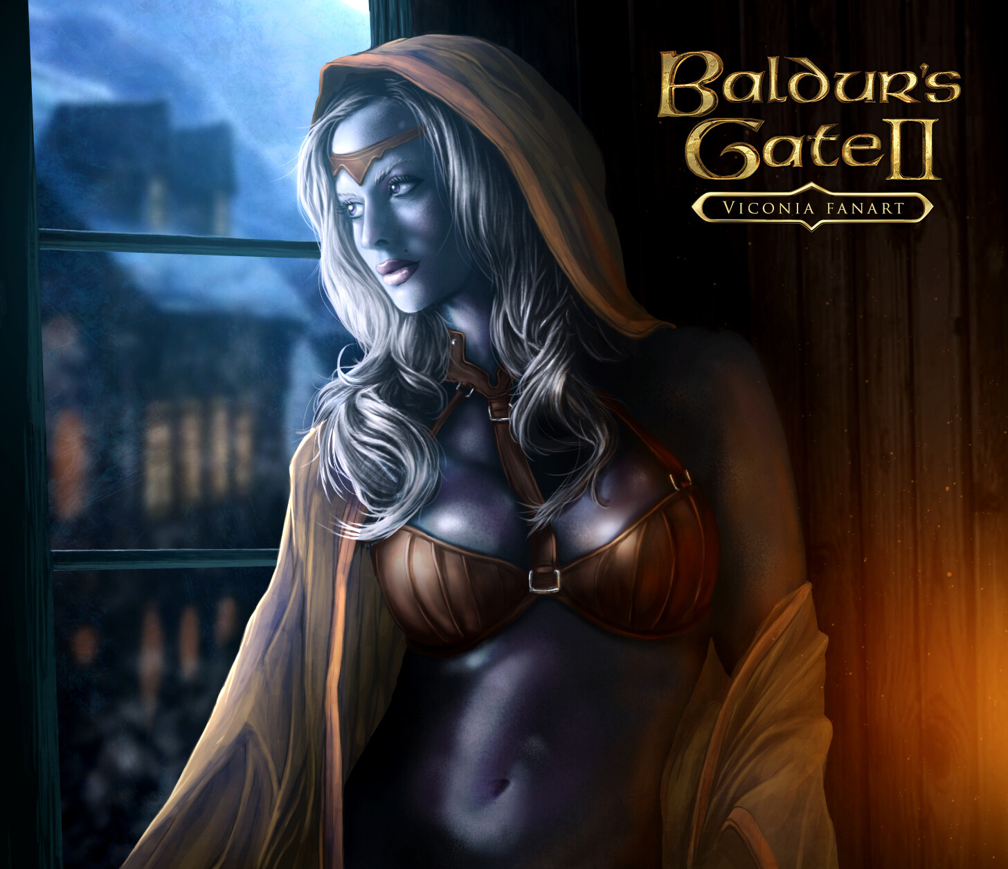 Темные самоцветы baldur s. Baldur's Gate 2 Викония. Викония девир. Baldur's Gate Viconia Art. Викония Baldur's Gate 3.