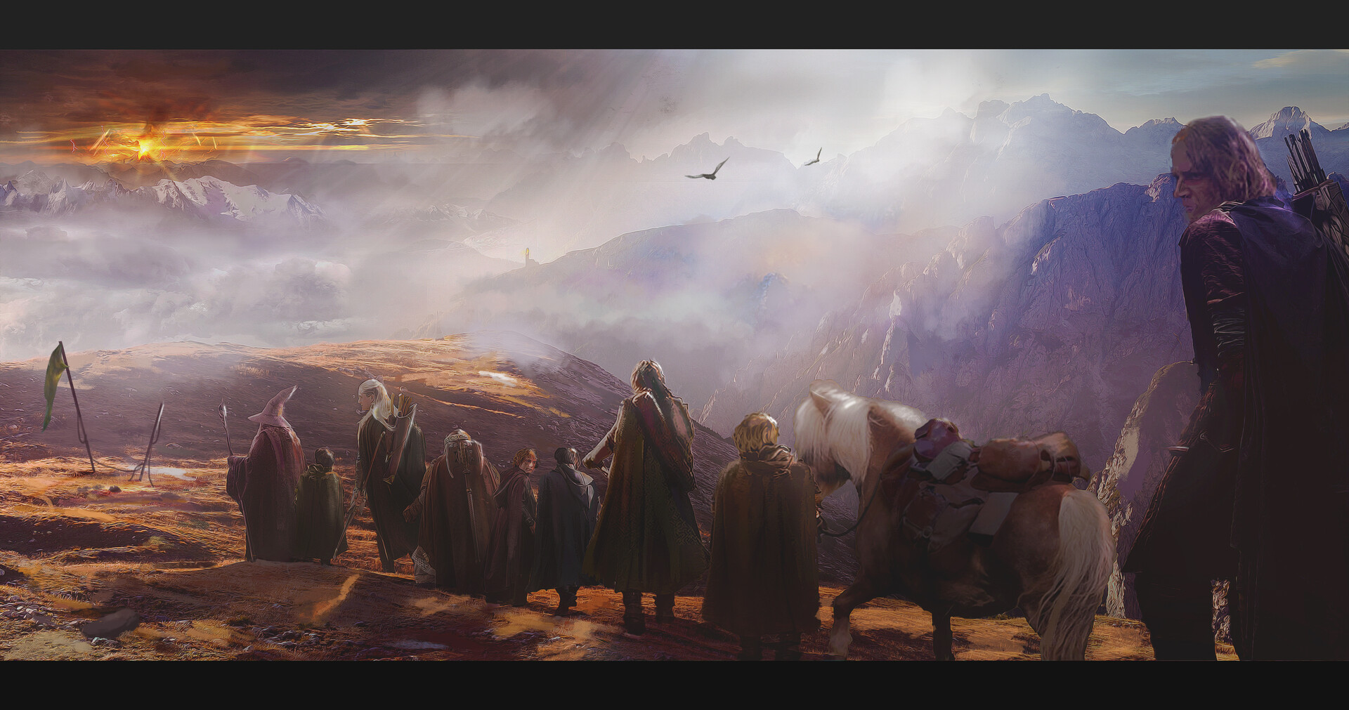 ArtStation - The Fellowship of The Ring