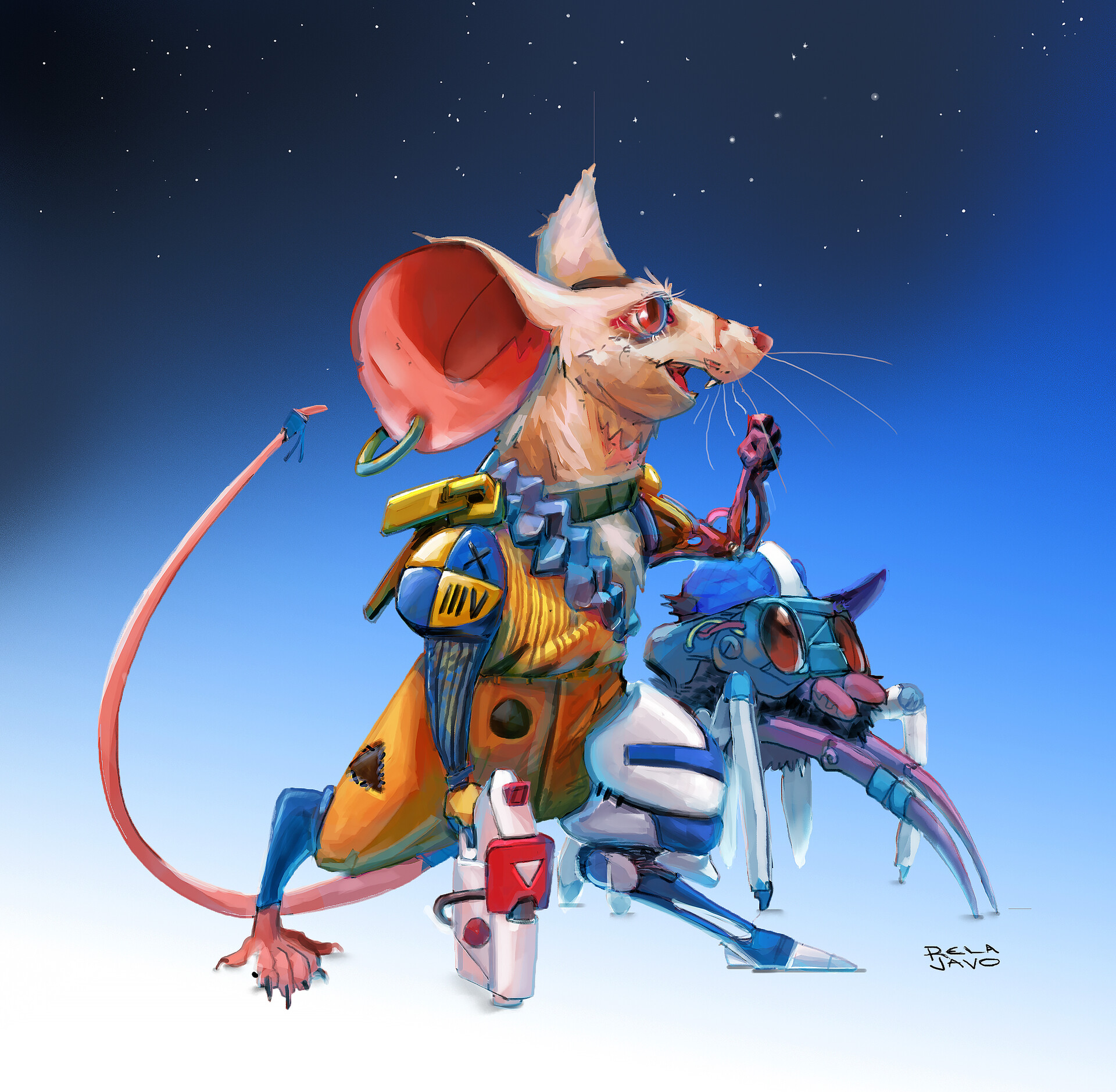 ArtStation - Mice Warrior