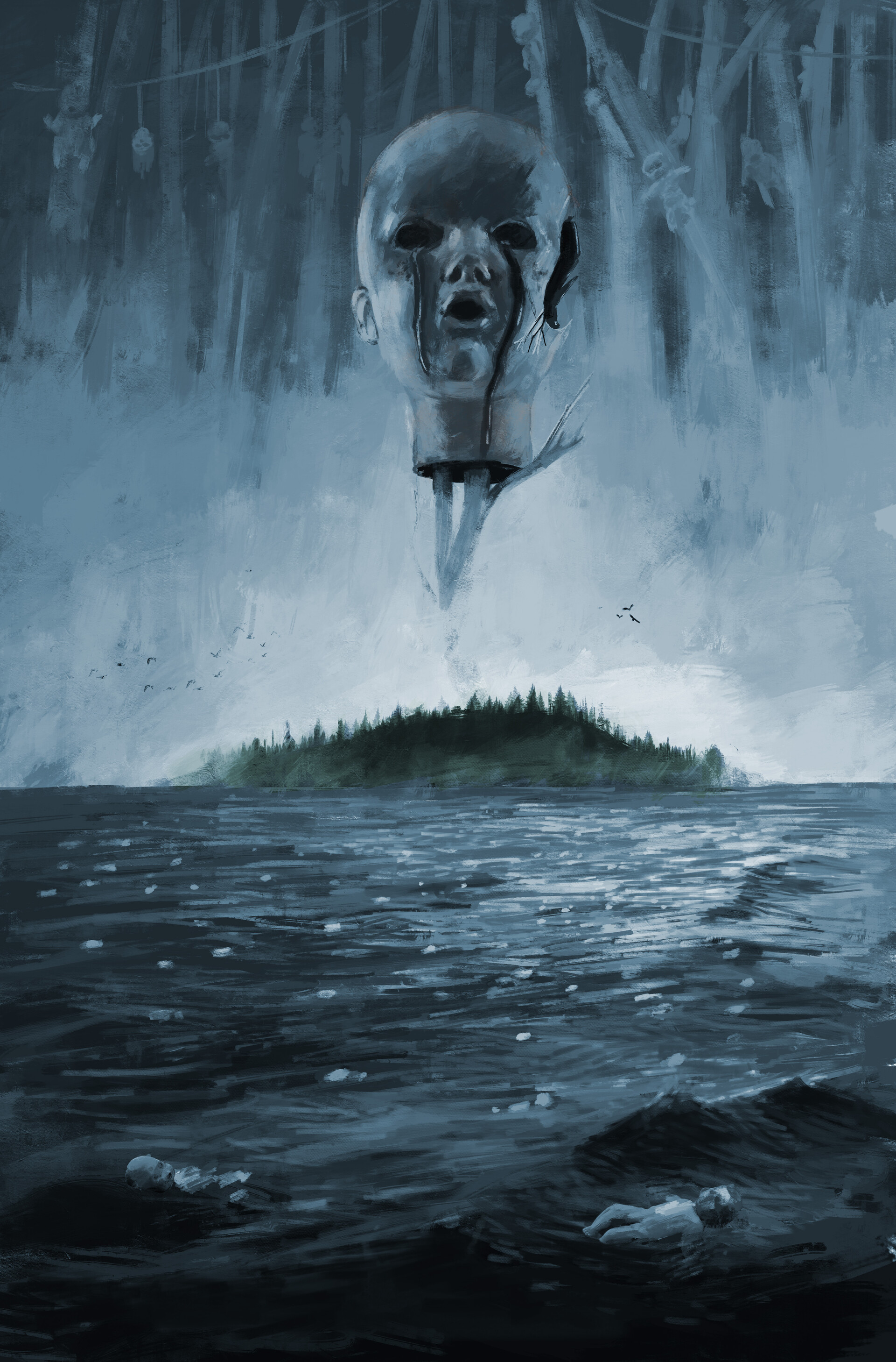 ArtStation - Doll Island variant cover