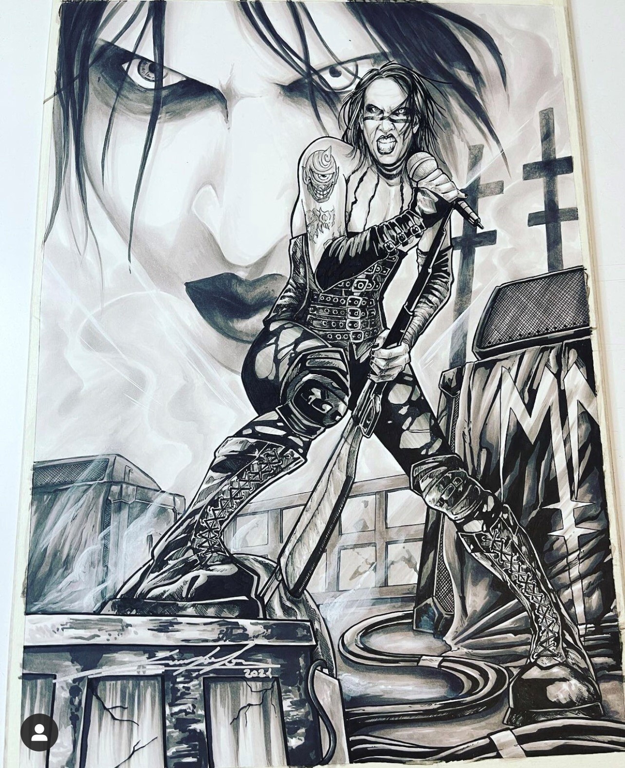 Artstation - Marilyn Manson (Special Commission)