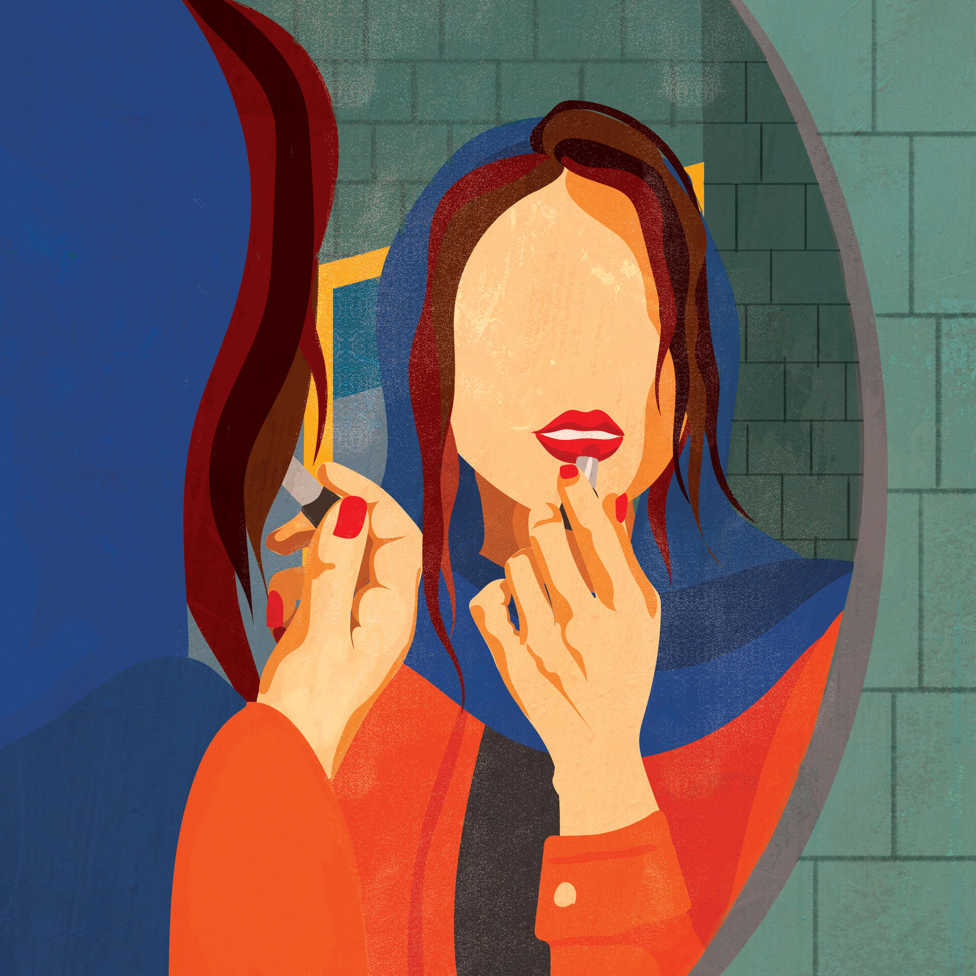 ArtStation A Girl In The Mirror