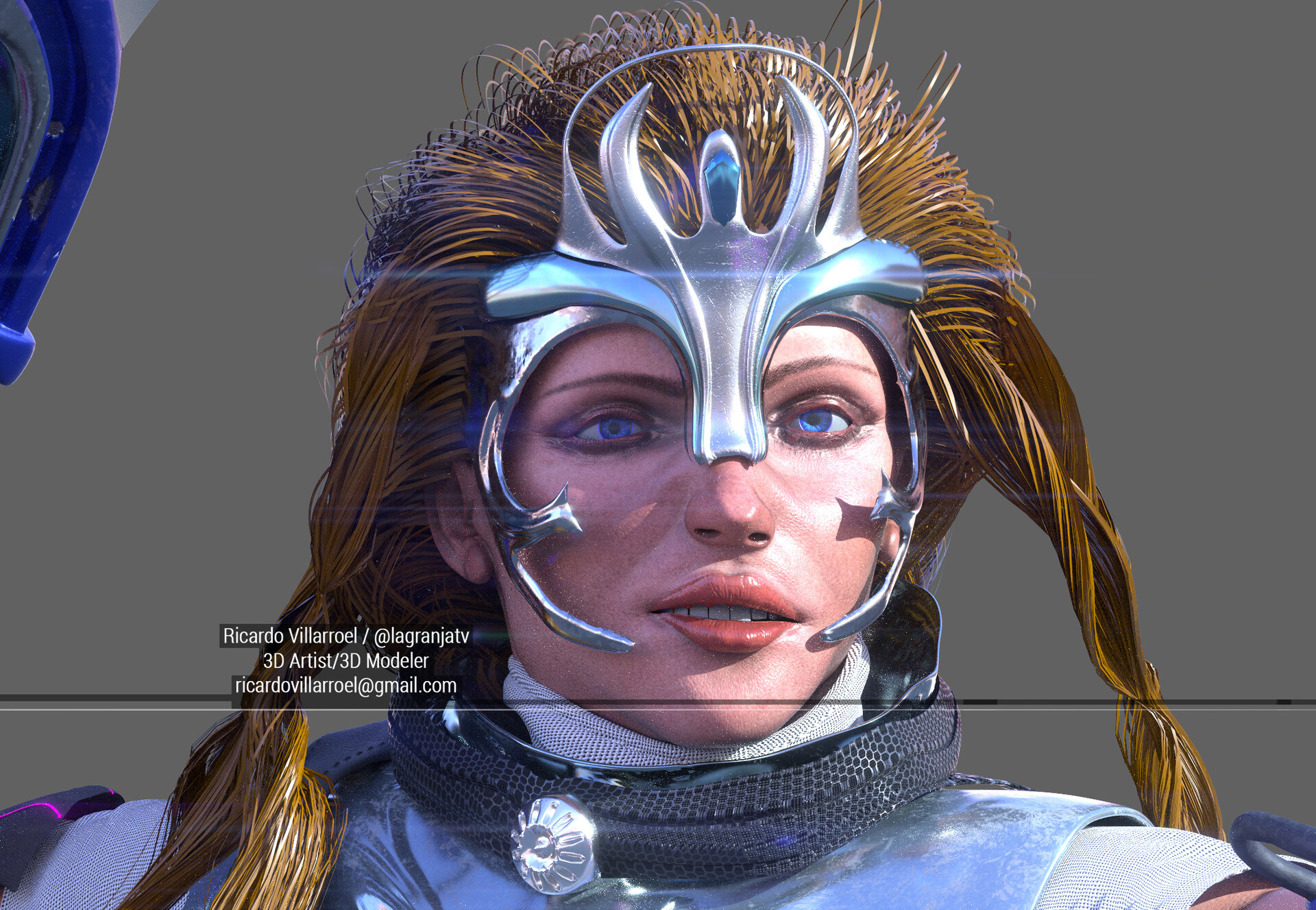 Final look&feel sking character Princesa Lemuria Painter Iray 