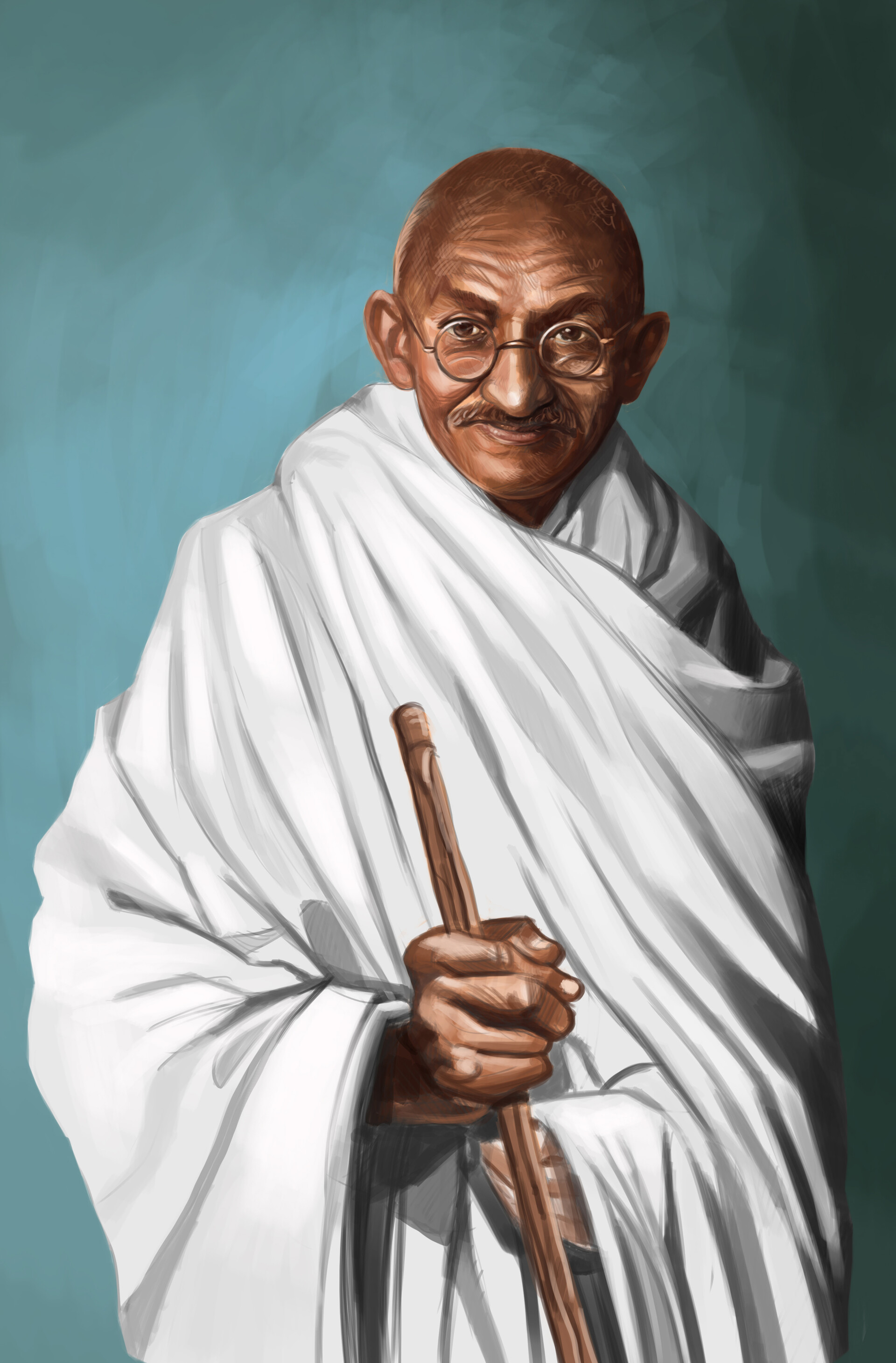 ArtStation - Mahatma Gandhi