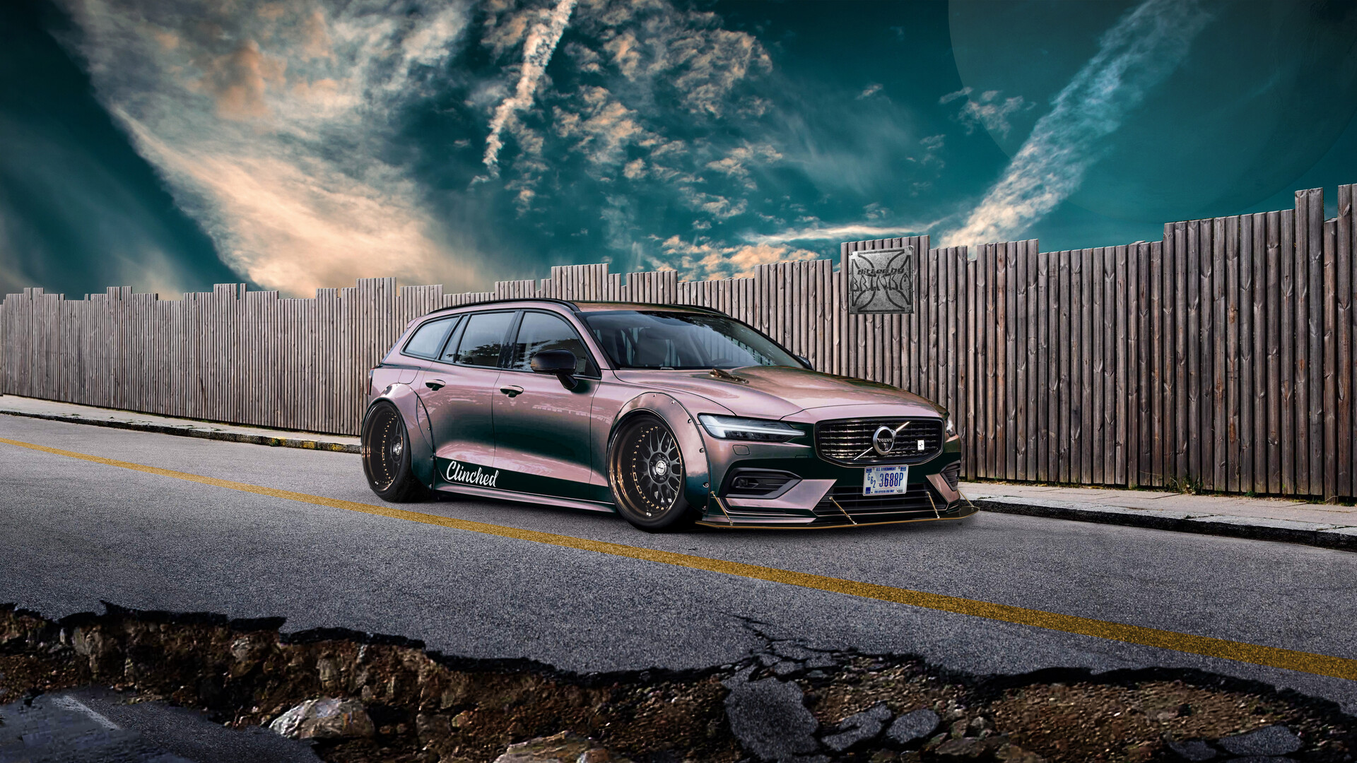 ArtStation Volvo V60 Polestar Engineered modified