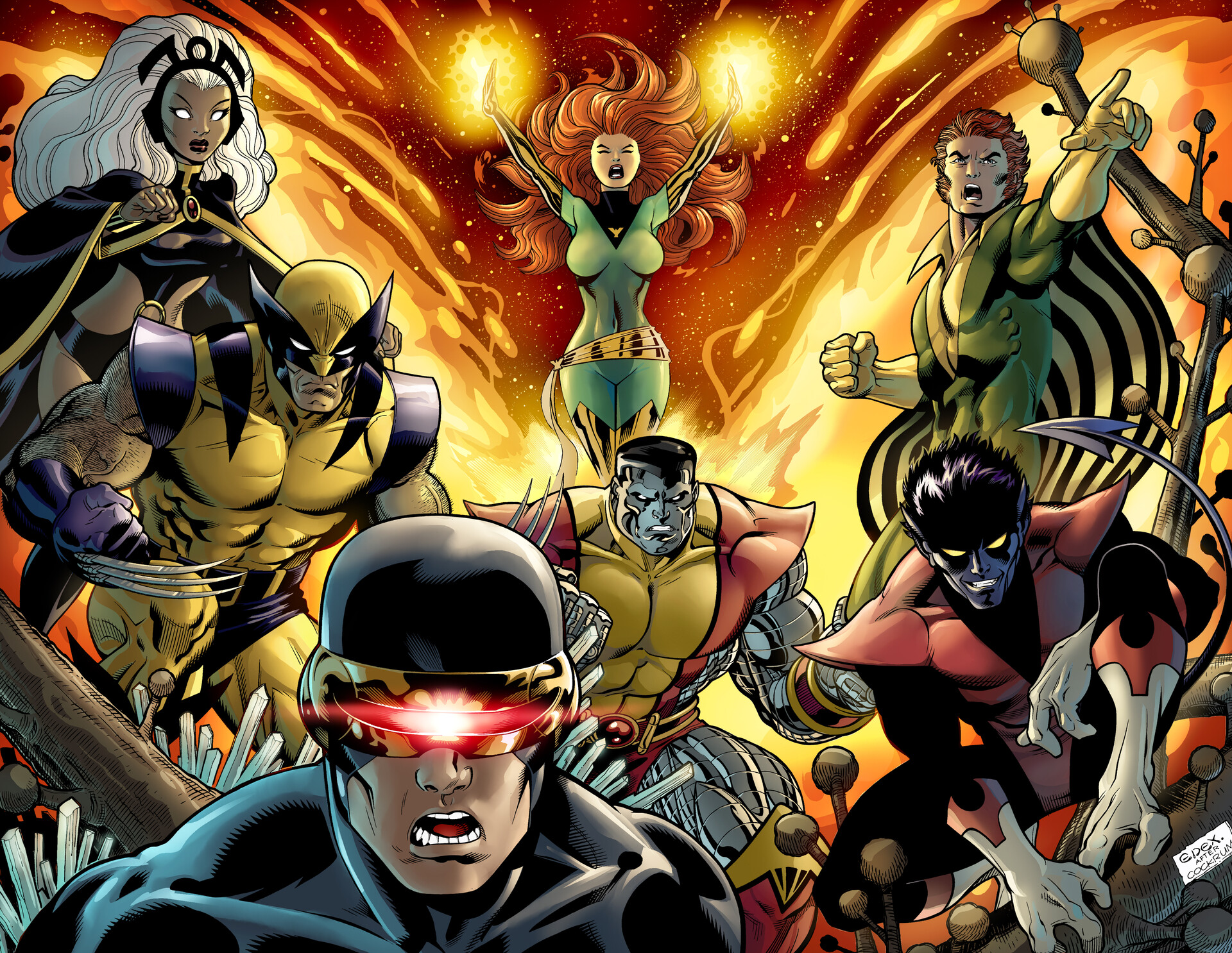 ArtStation X men colors