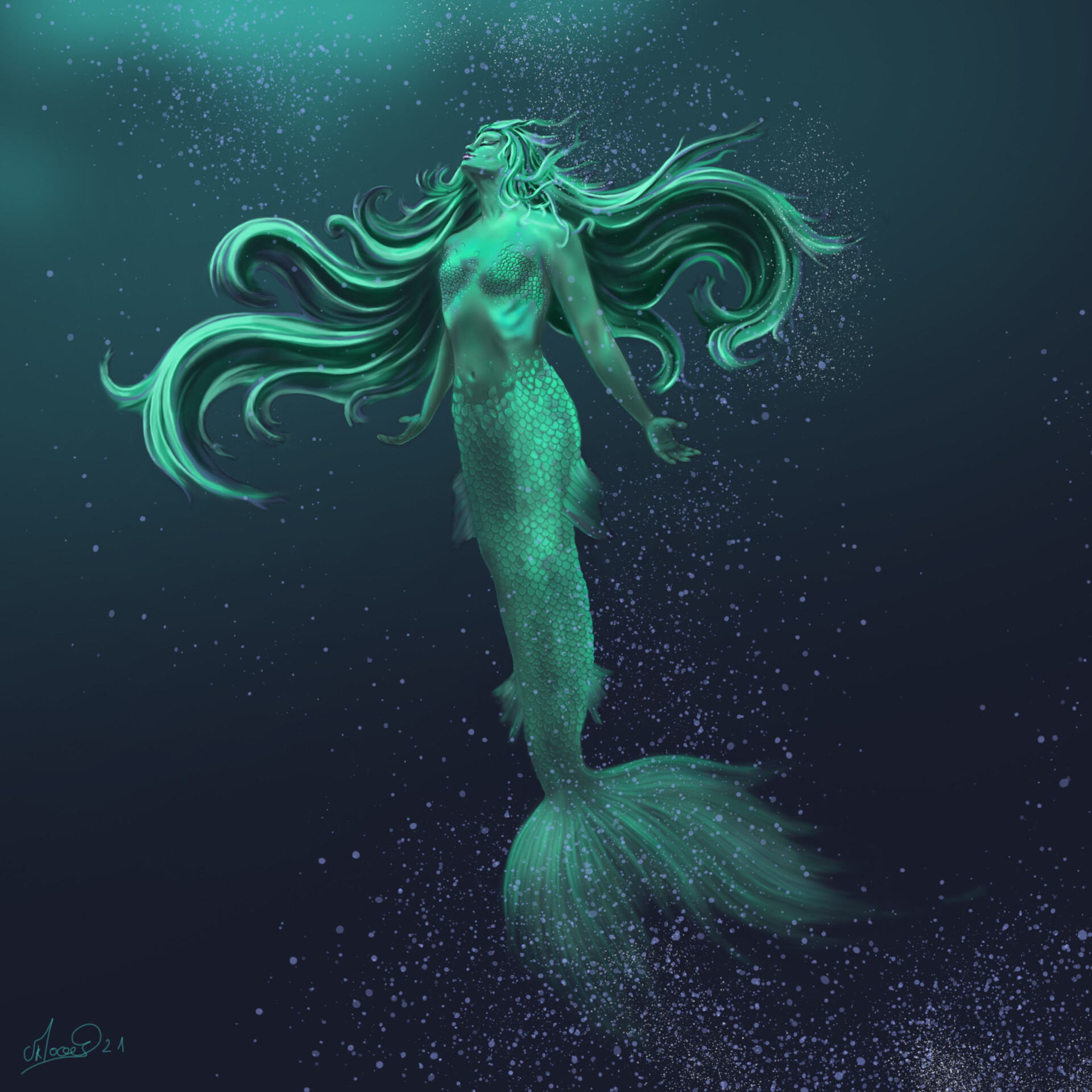Artstation Mermaid