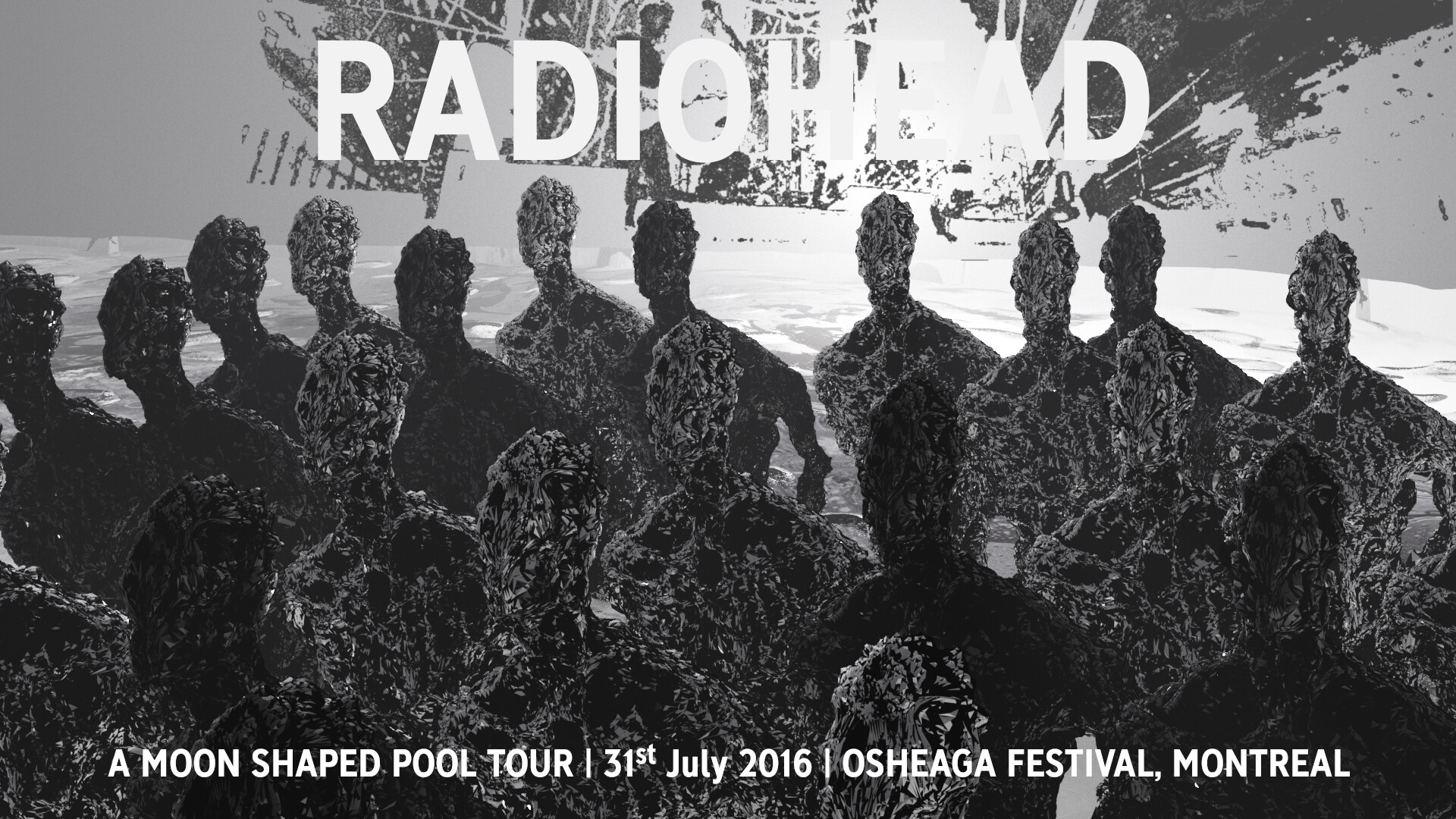 ArtStation - Radiohead, Montreal, 31 July 2016 [A Moon Shaped Pool turns  five submission]