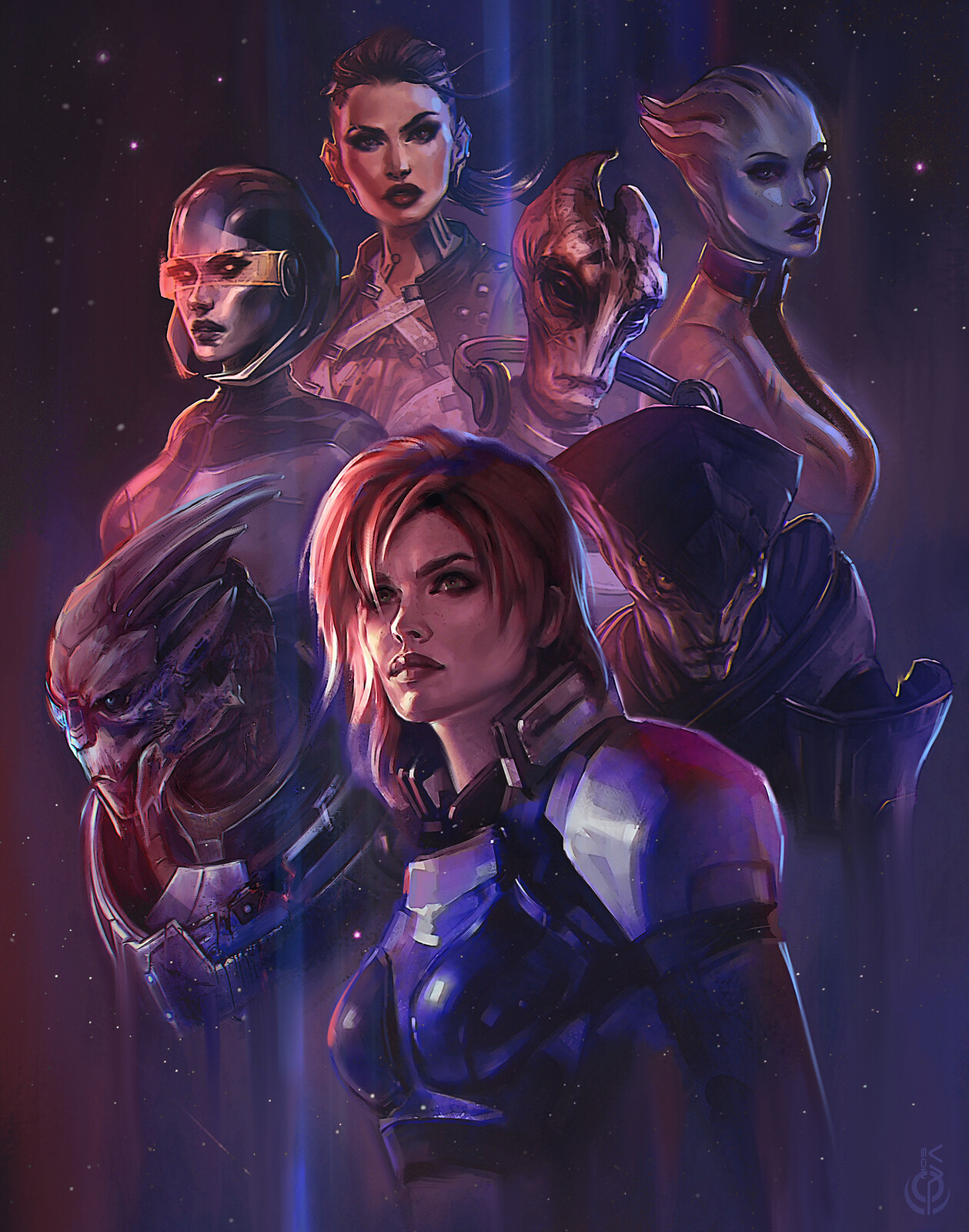 Mass Effect fan art 2021