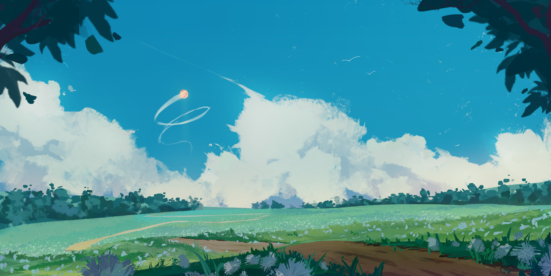 ArtStation - Dandelion fields