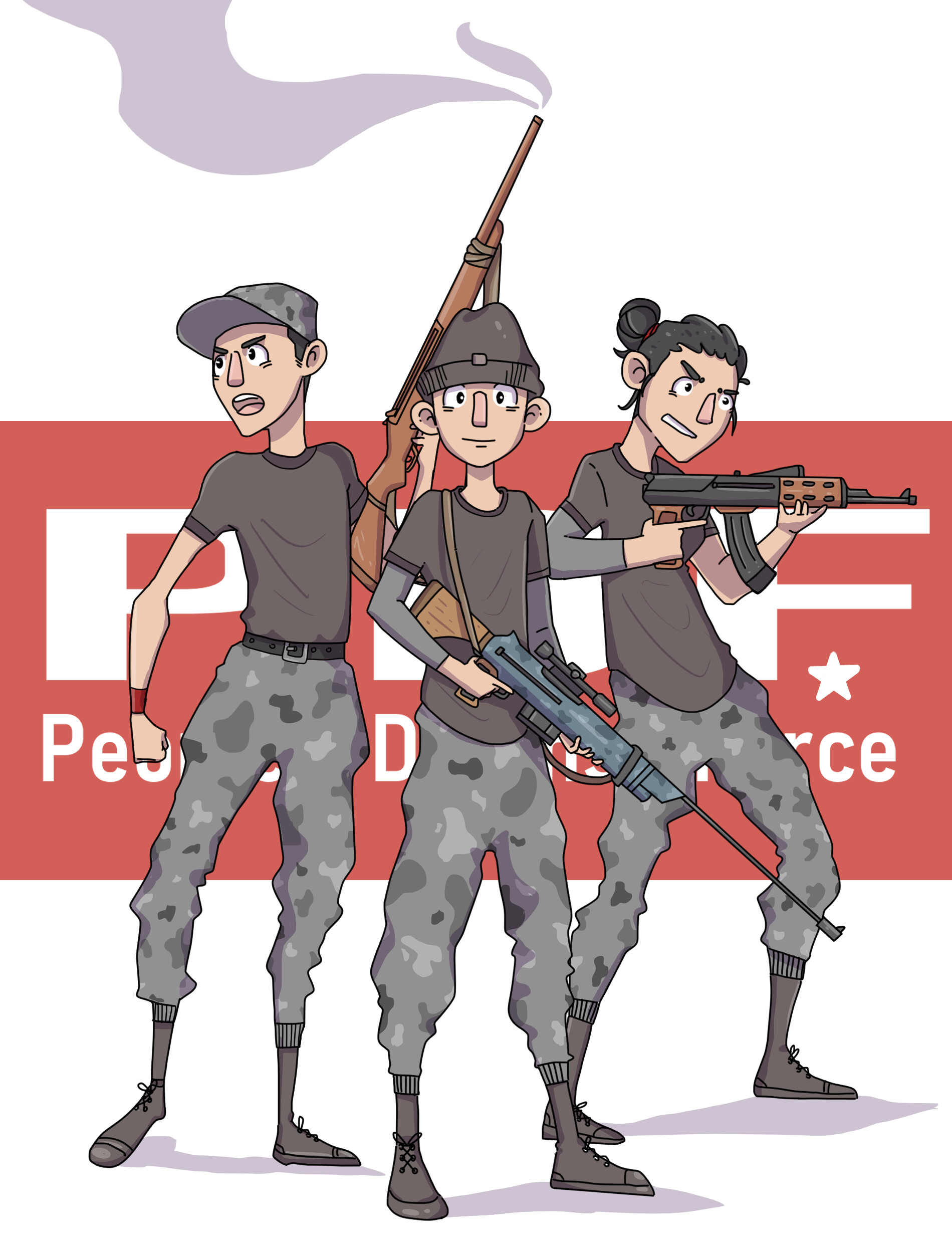 Get Myanmar People Defence Force Logo Background