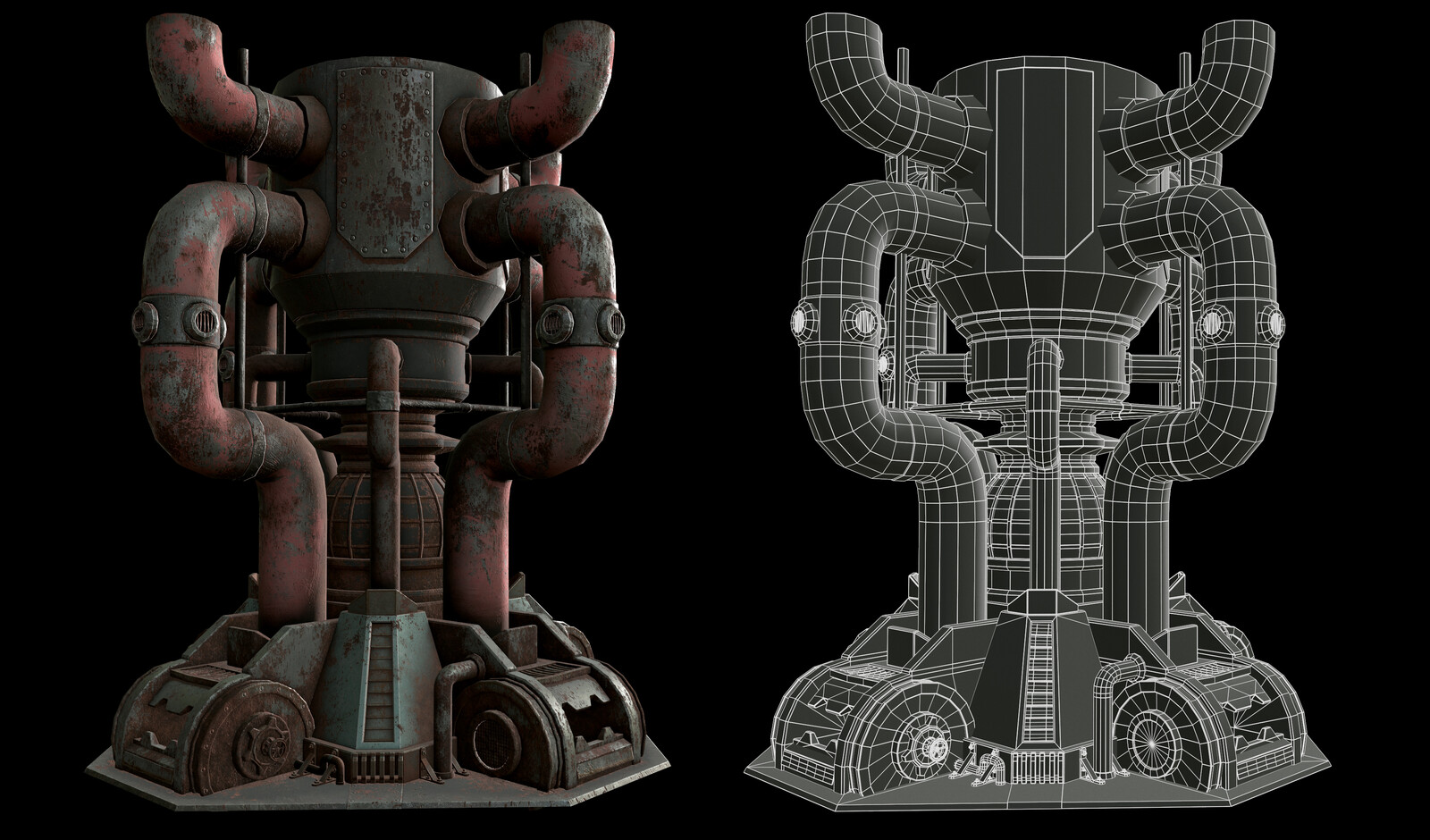 Coal burner thingy. Use one of the openings if you don't care what people think of you. Use multiple burner mouths if you are a badass mother lover.